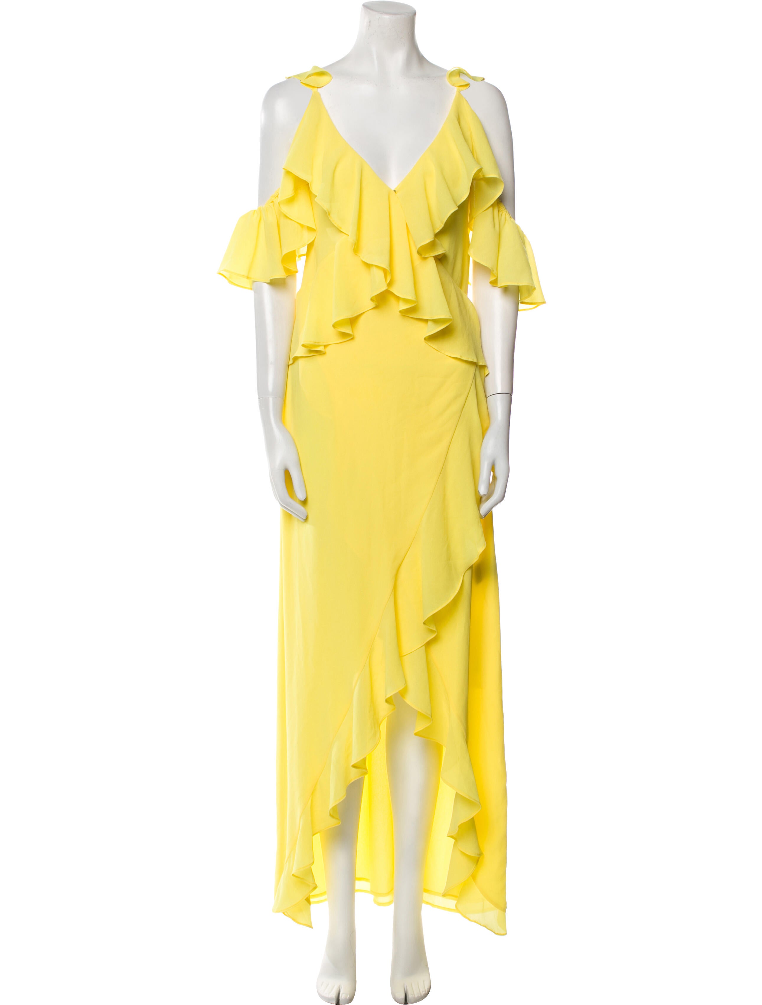 Michael Costello x Revolve V-Neck Knee-Length Dress