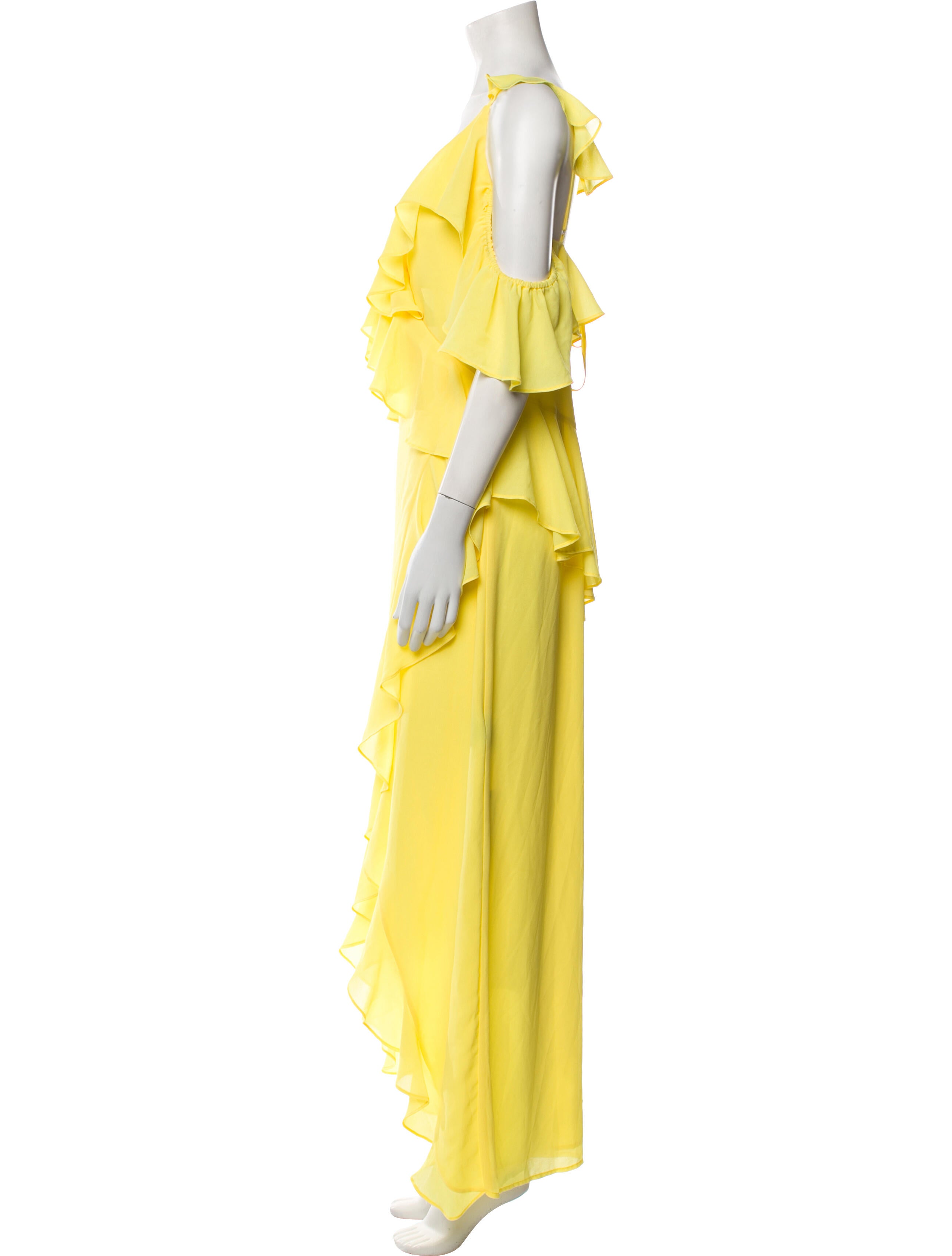 Michael Costello x Revolve V-Neck Knee-Length Dress