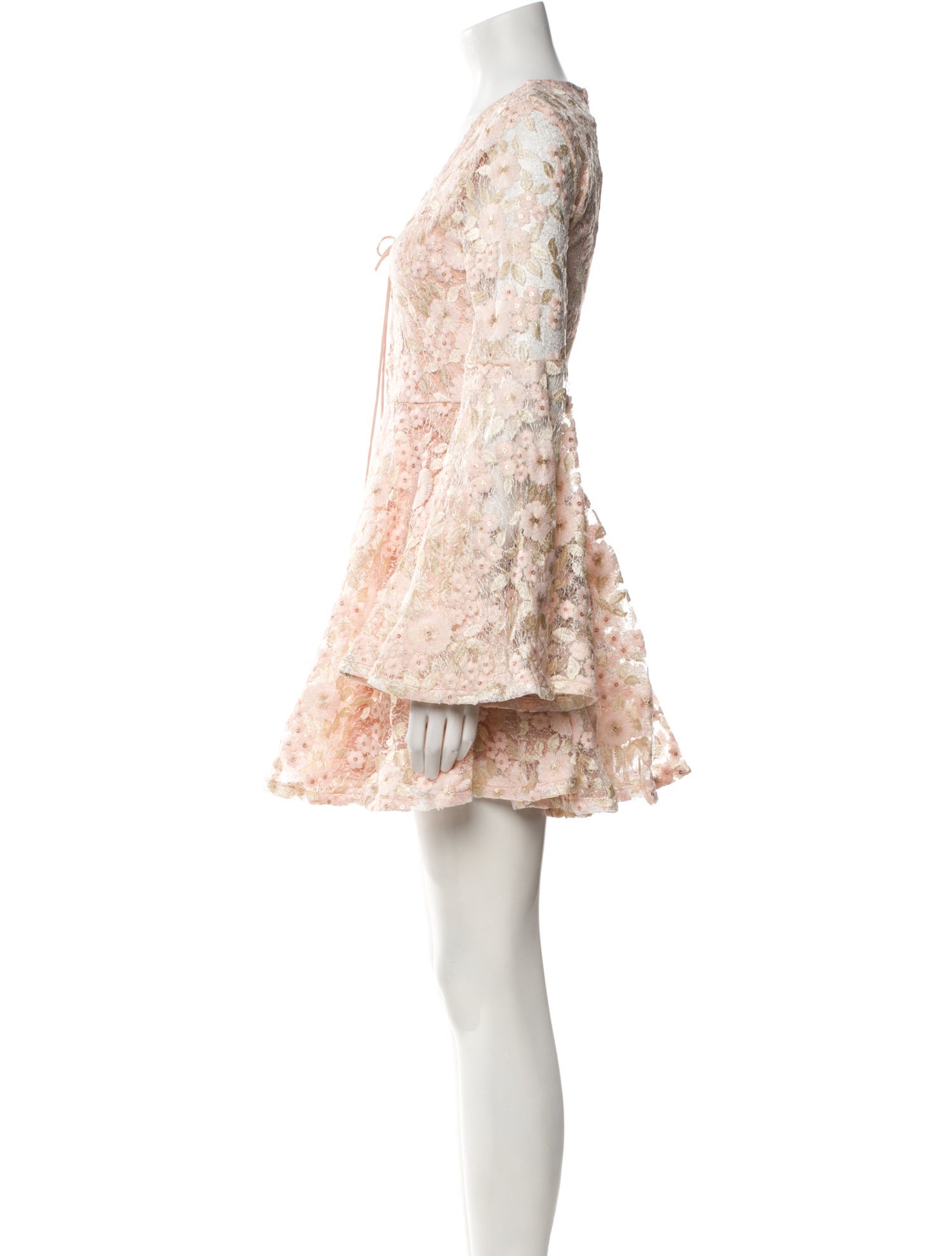 Michael Costello x Revolve Lace Pattern Mini Dress w/ Tags