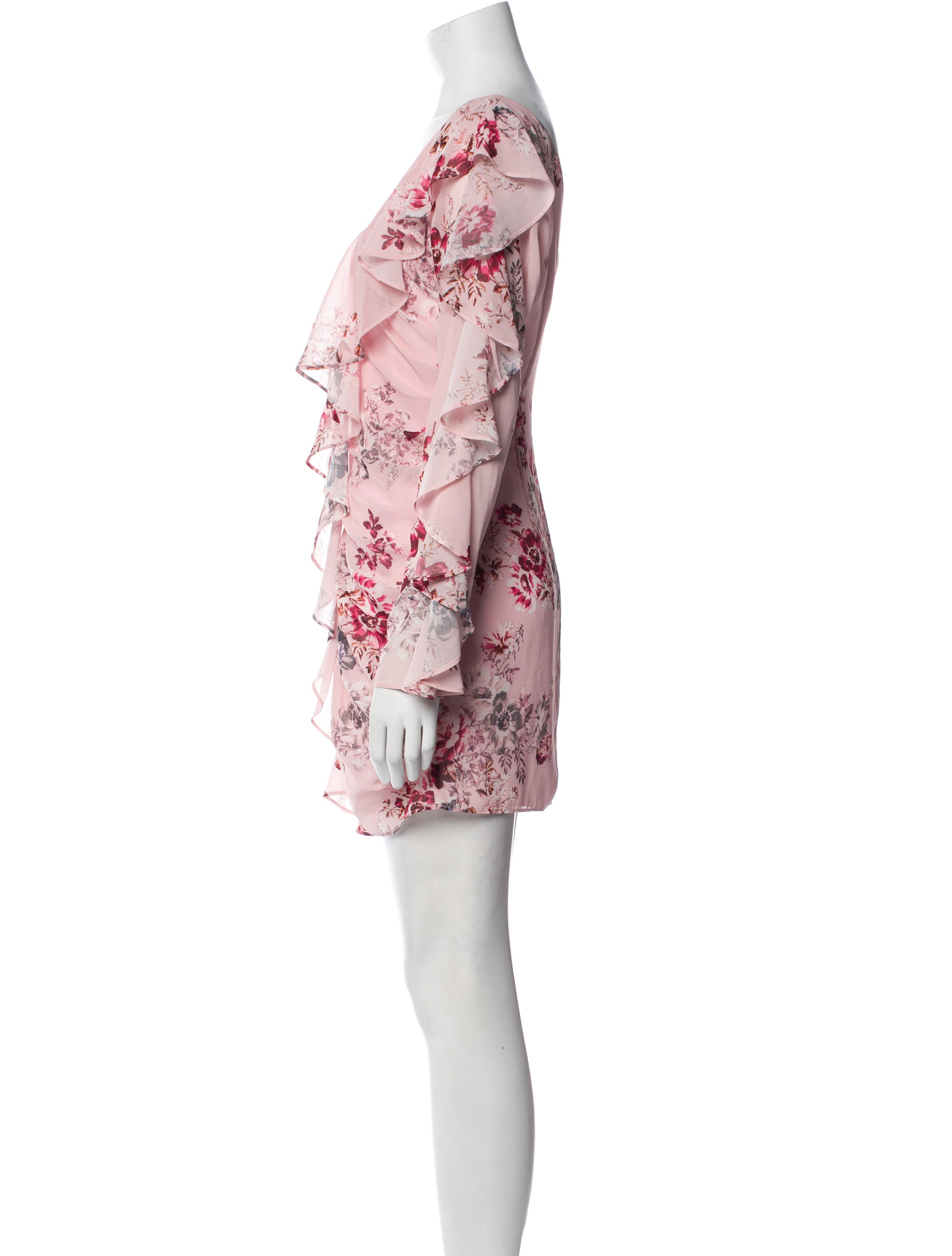 Michael Costello x Revolve Floral Print Mini Dress