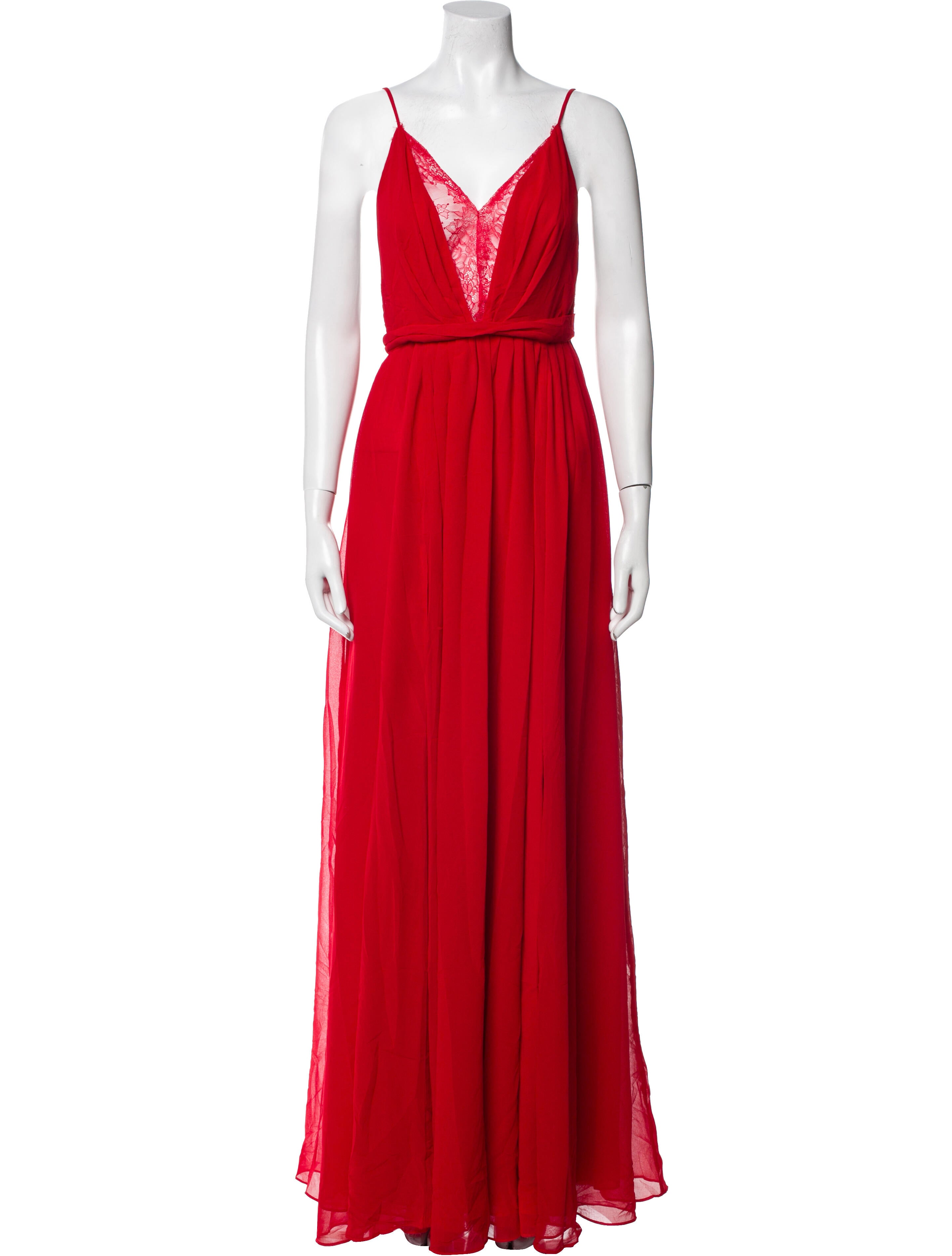 Michael Costello x Revolve V-Neck Long Dress