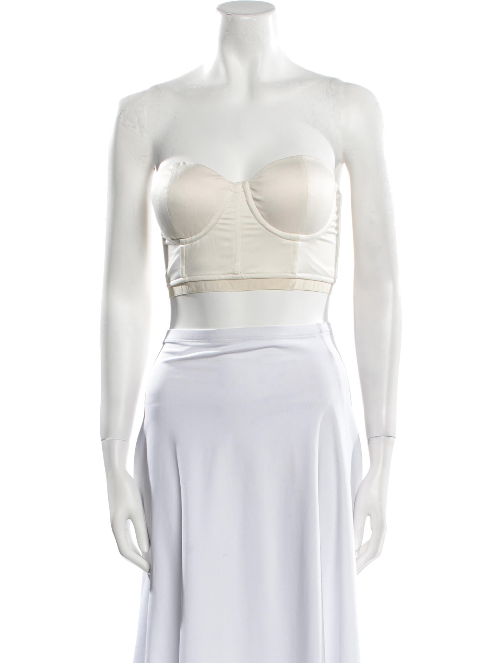 Michael Costello x Revolve Strapless Crop Top