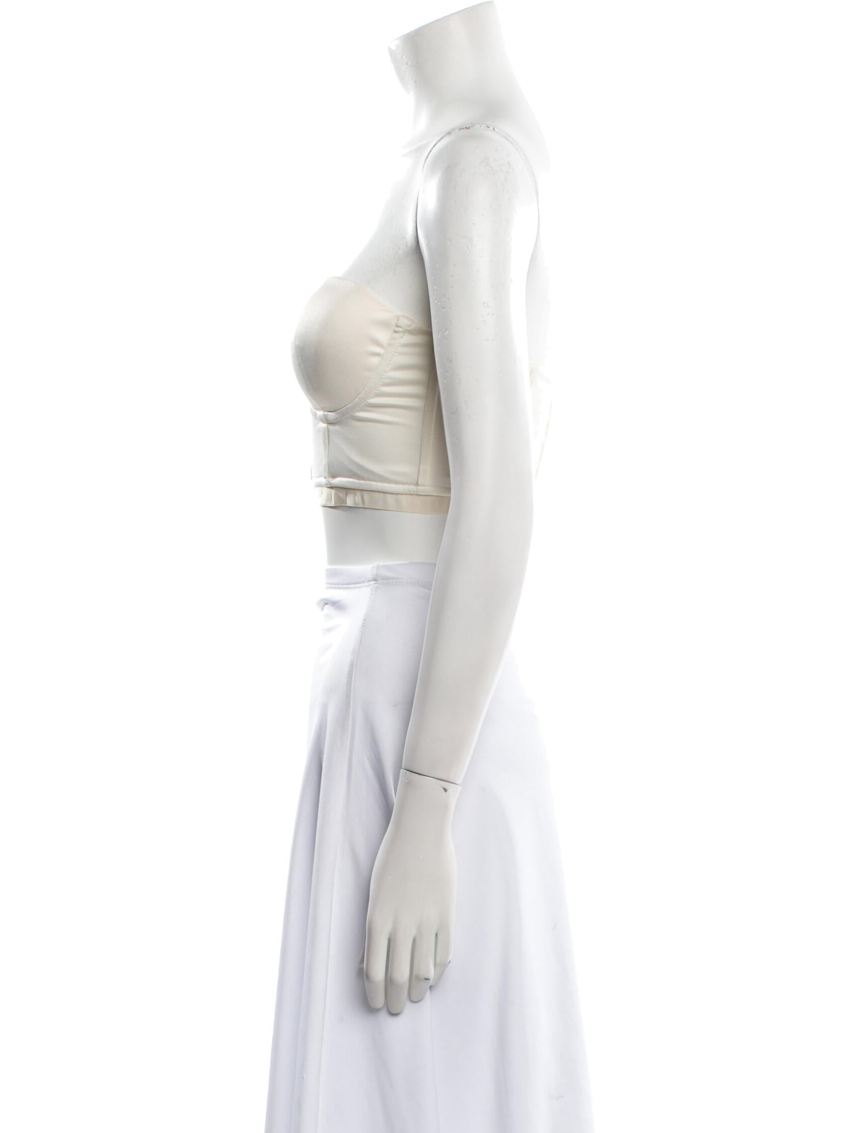 Michael Costello x Revolve Strapless Crop Top