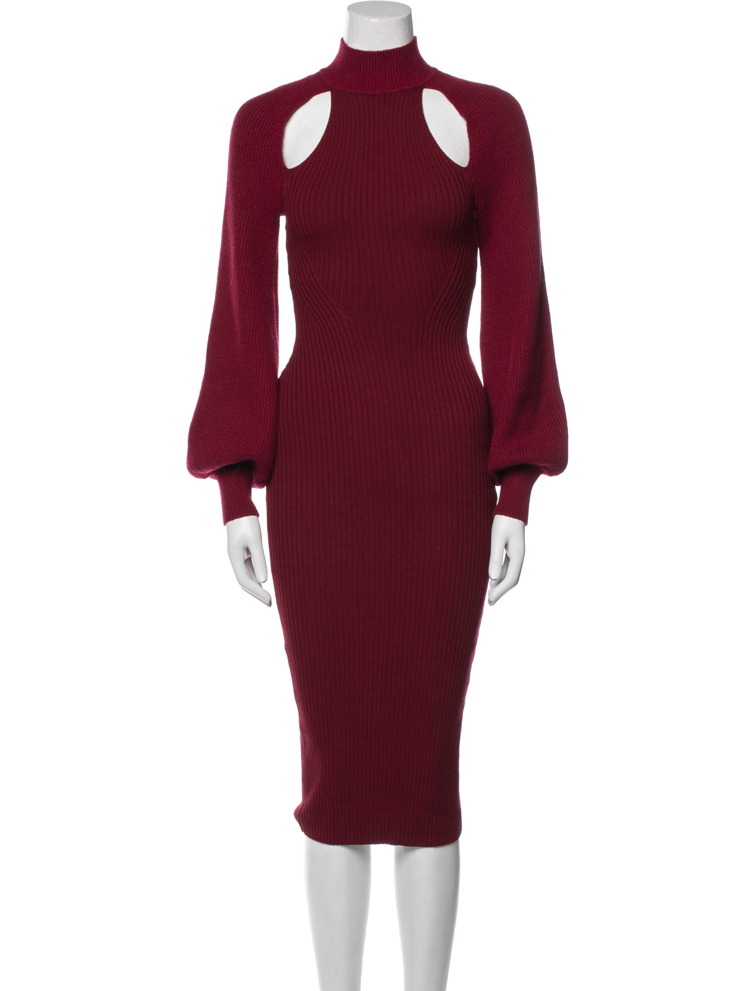Michael Costello x Revolve Turtleneck Midi Length Dress