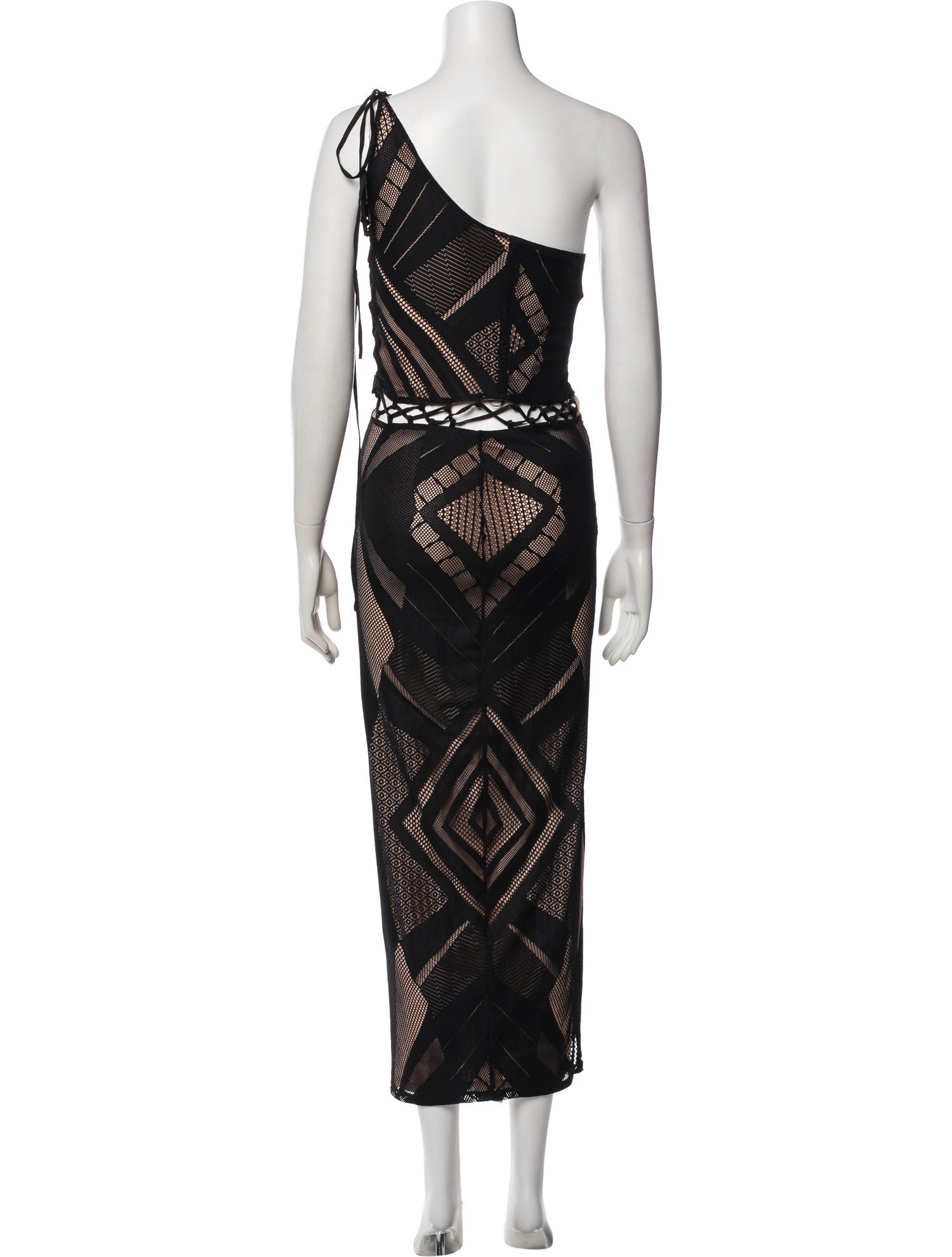 Michael Costello x Revolve Printed Long Dress w/ Tags