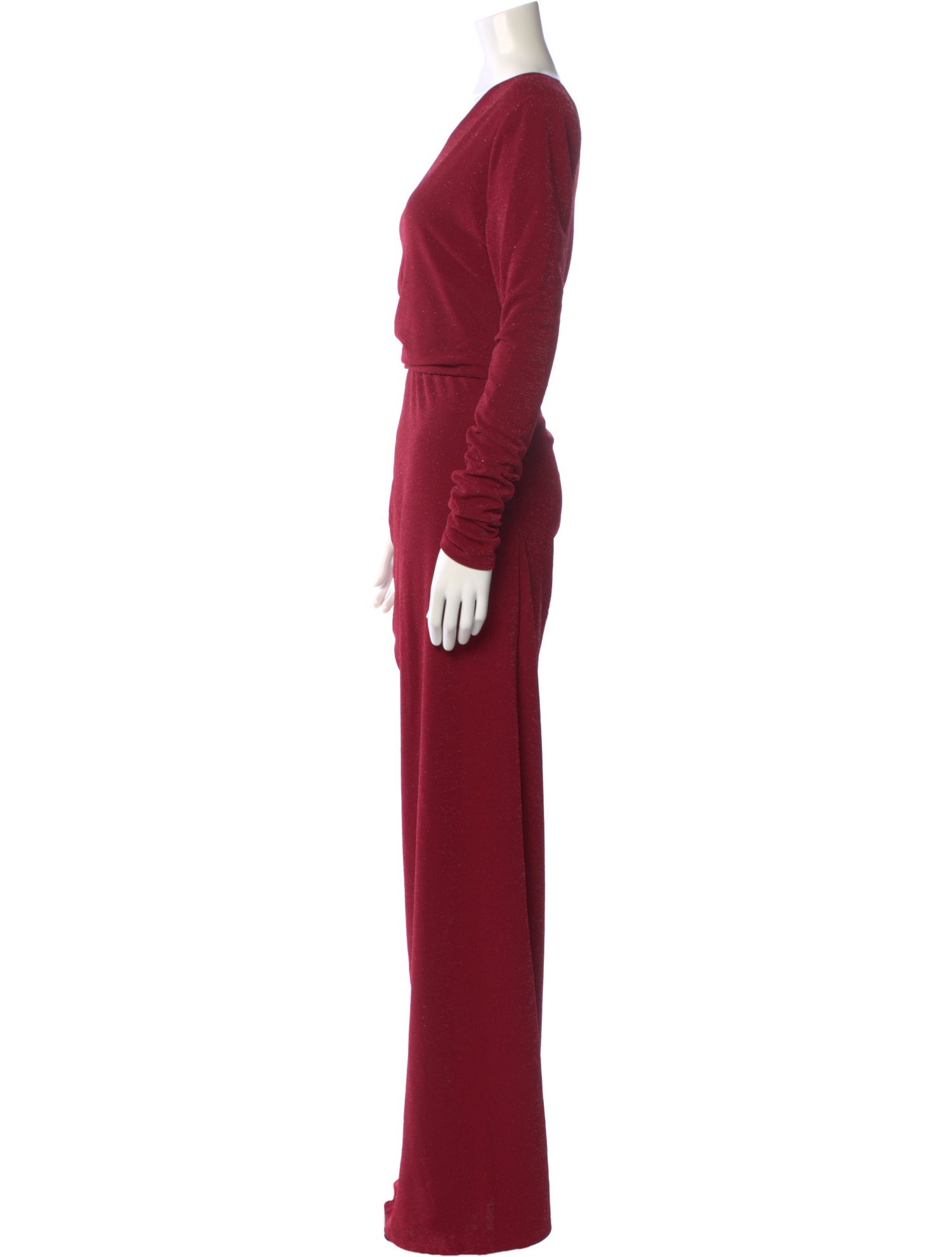 Michael Costello x Revolve One-Shoulder Long Dress