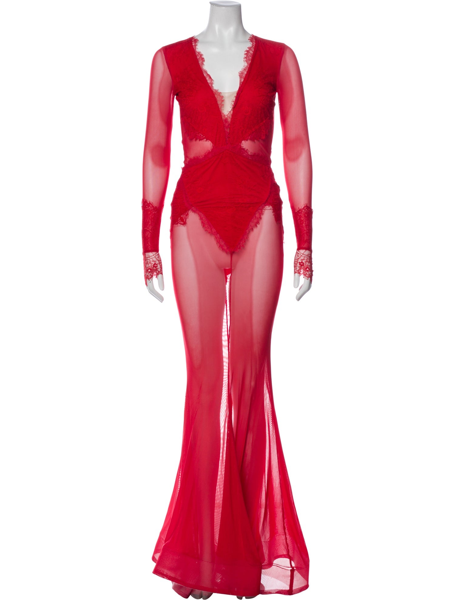 Michael Costello x Revolve V-Neck Long Dress