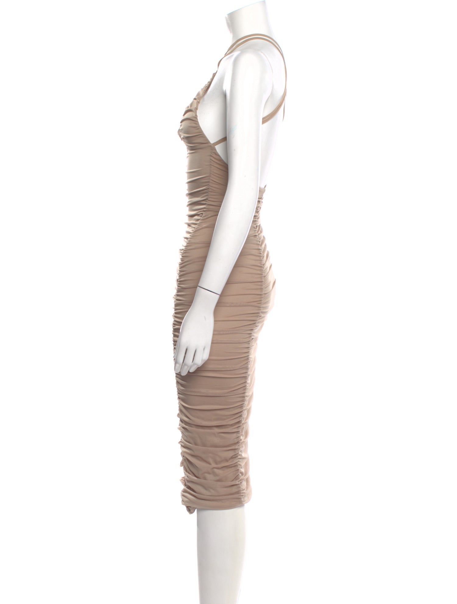 Michael Costello x Revolve Halterneck Midi Length Dress