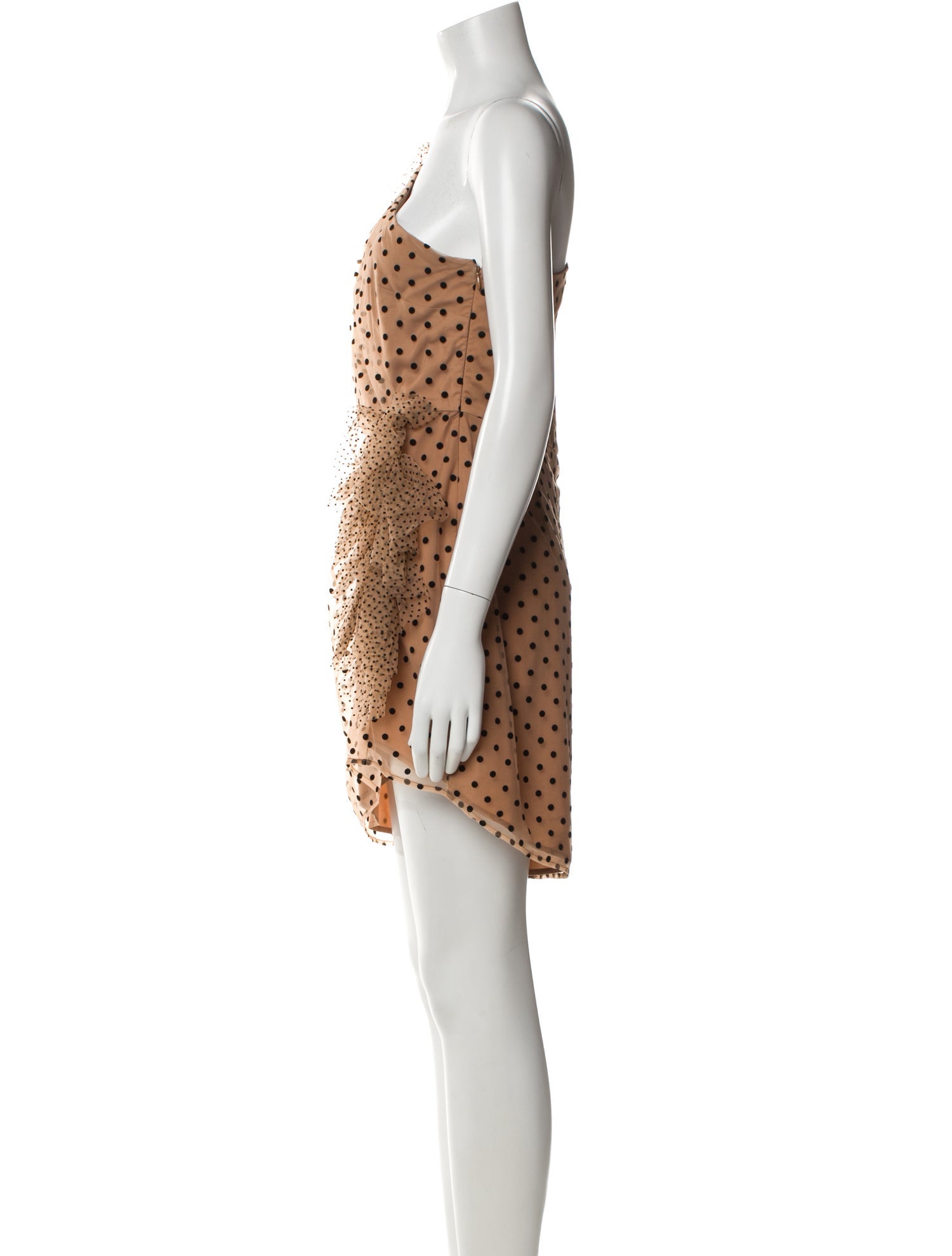 Michael Costello x Revolve Polka Dot Print Mini Dress