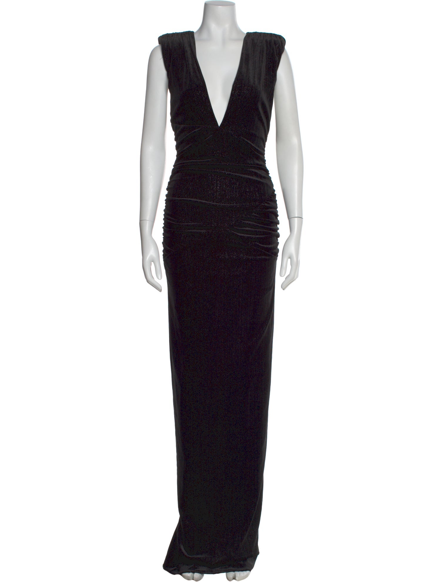 Michael Costello x Revolve V-Neck Long Dress