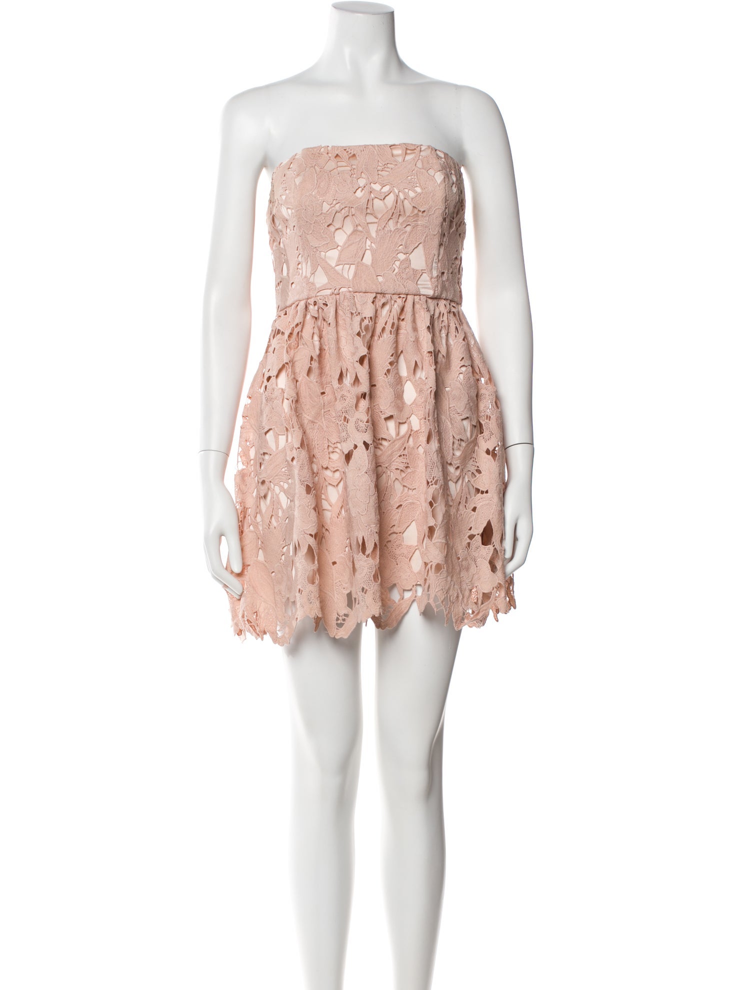 Michael Costello x Revolve Lace Pattern Mini Dress