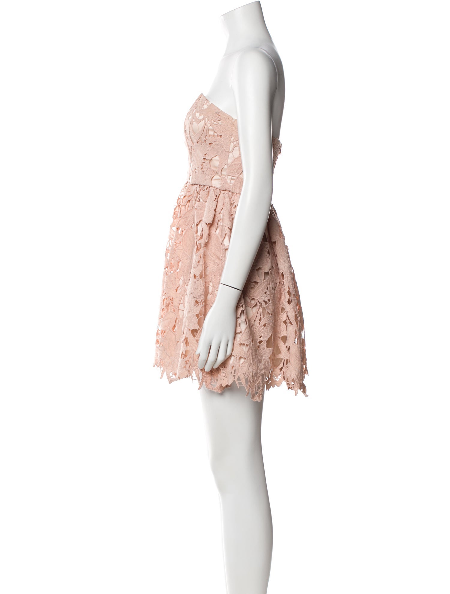 Michael Costello x Revolve Lace Pattern Mini Dress