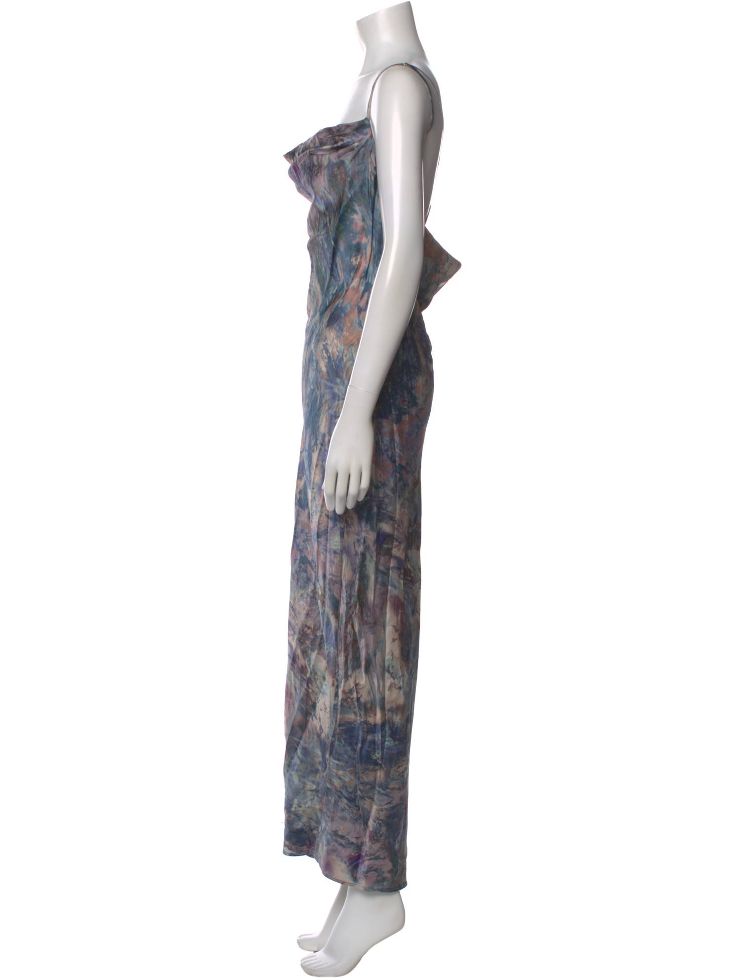 Michael Costello x Revolve Printed Long Dress