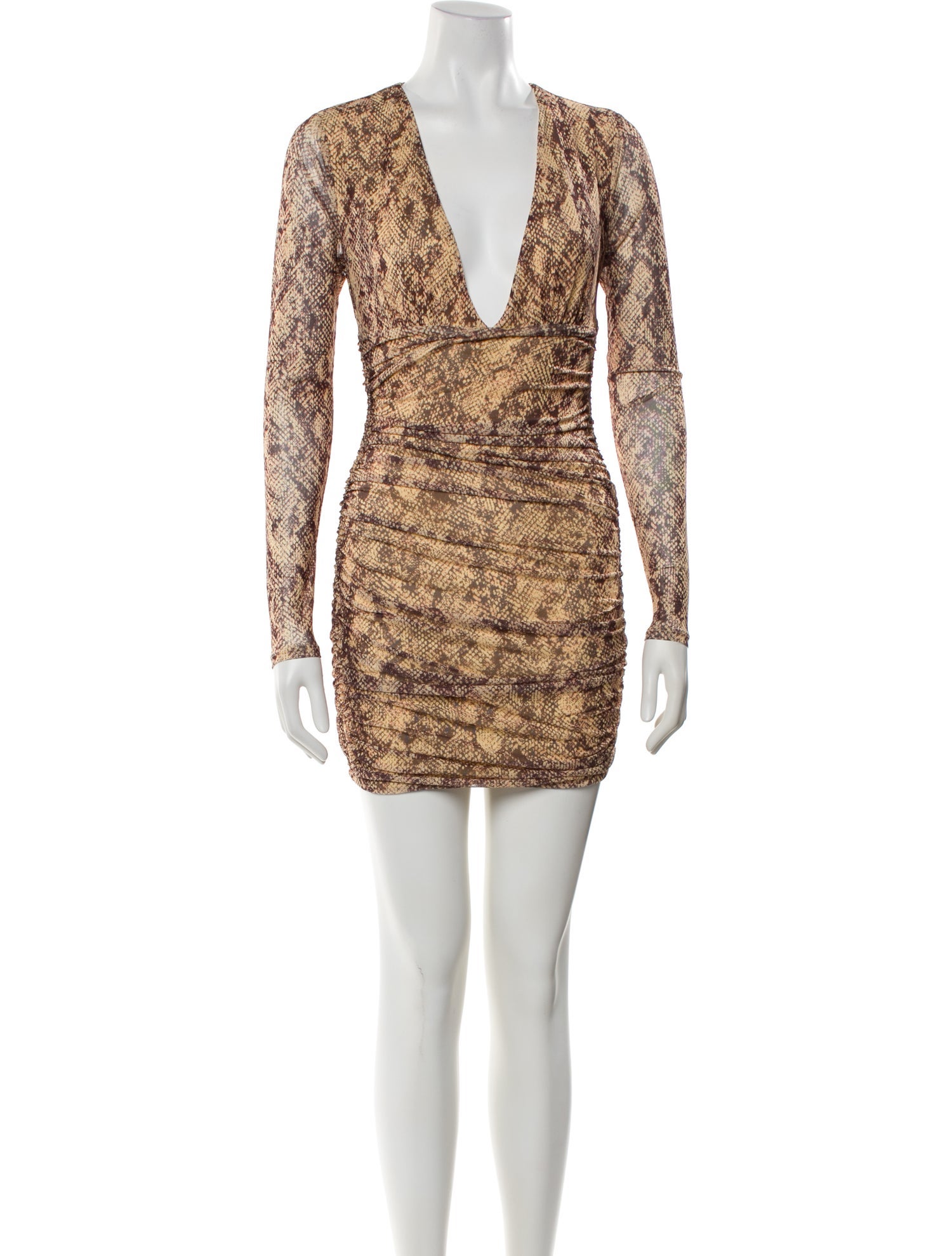 Michael Costello x Revolve Printed Mini Dress w/ Tags