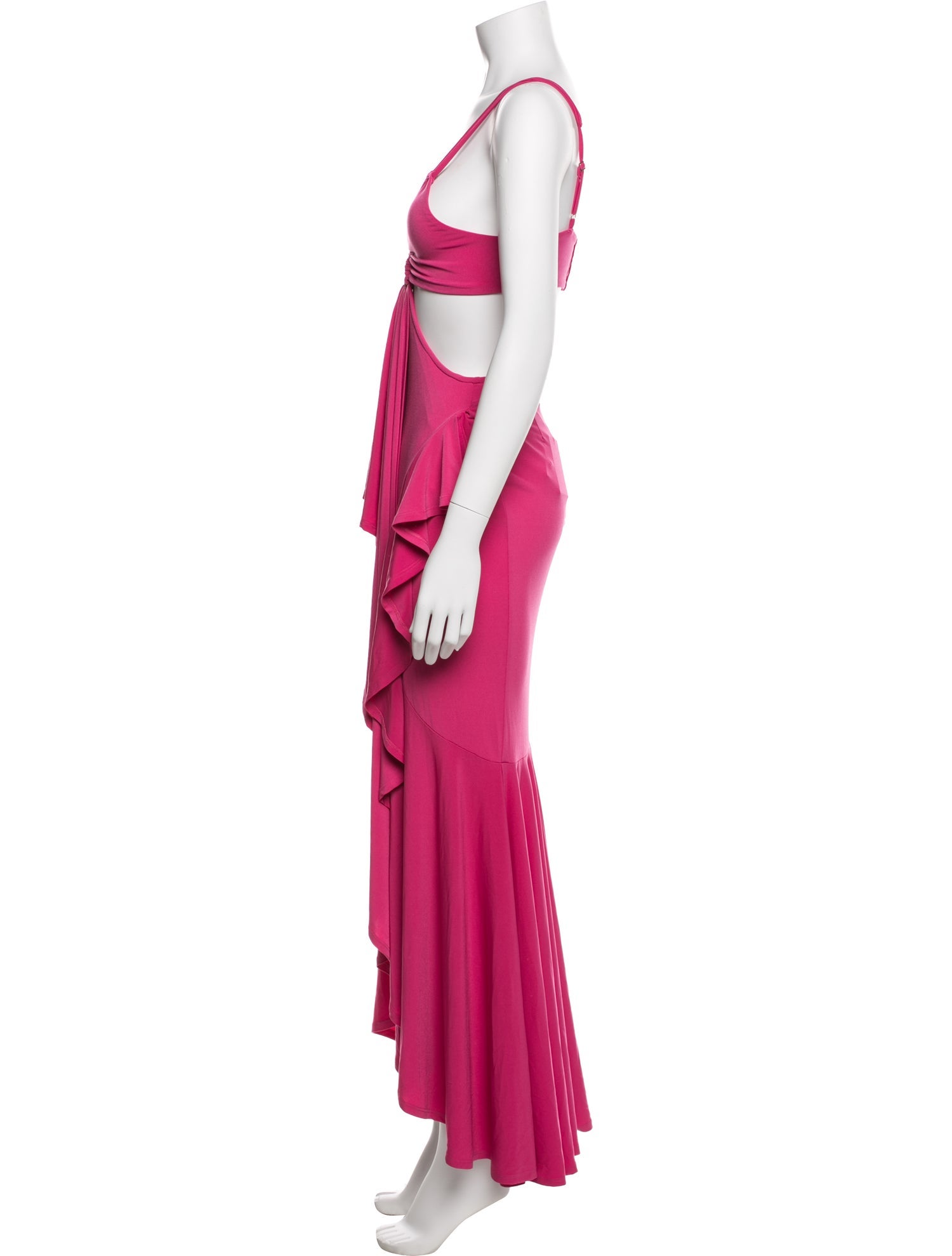 wholesale evening dresses Shiny Side Split Spaghetti Straps Wholesale Evening Dresses