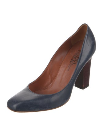 Michel Vivien Leather Pumps