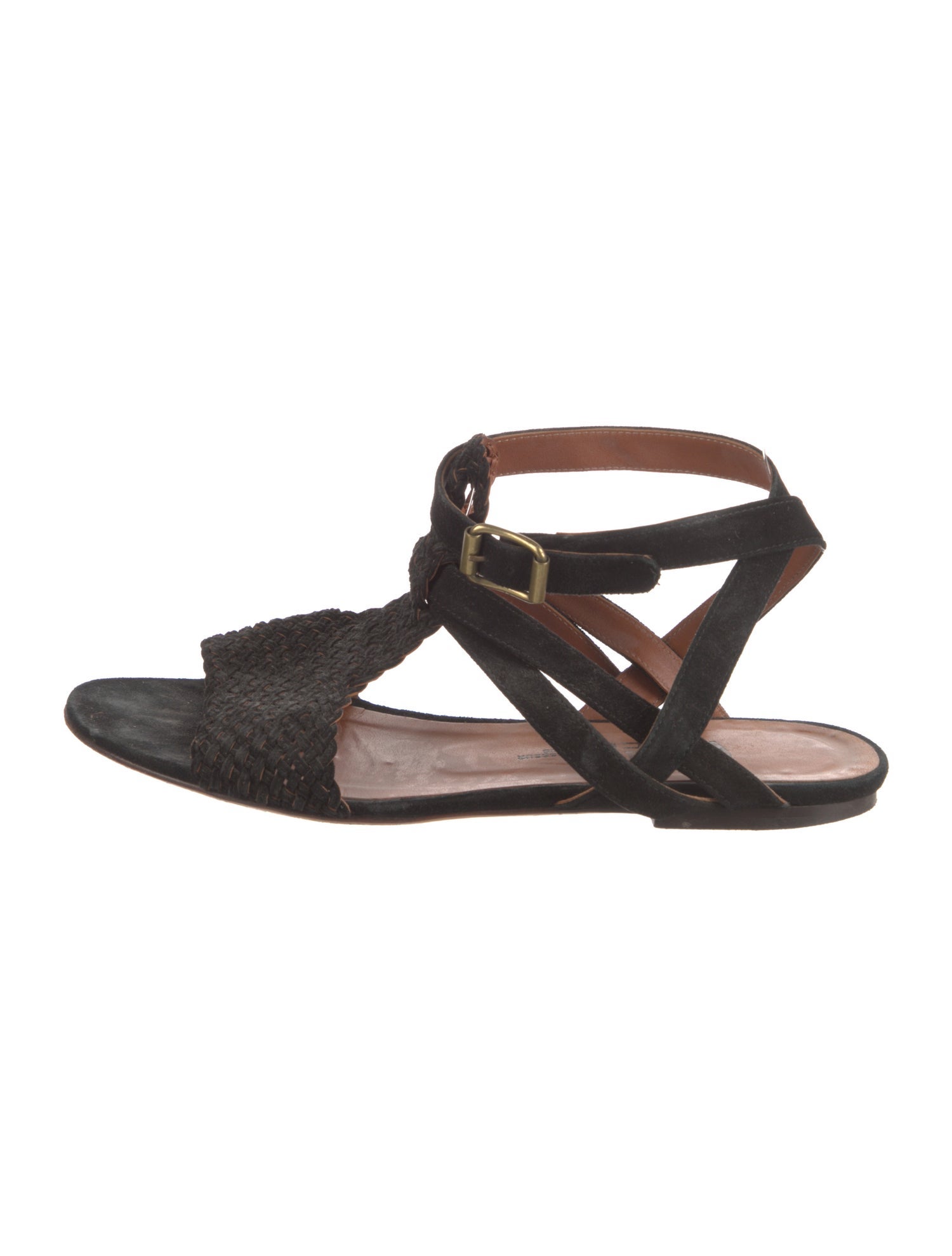 Michel Vivien Suede Gladiator Sandals