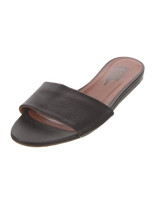 Michel Vivien Leather Slides