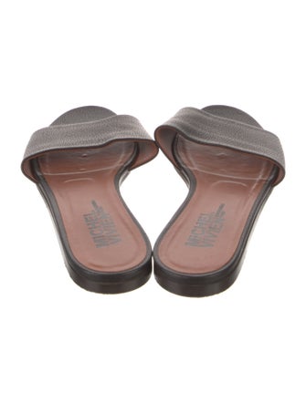 Michel Vivien Leather Slides