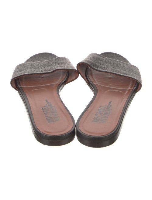 Michel Vivien Leather Slides