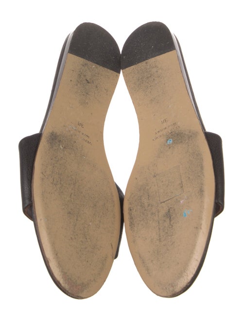 Michel Vivien Leather Slides