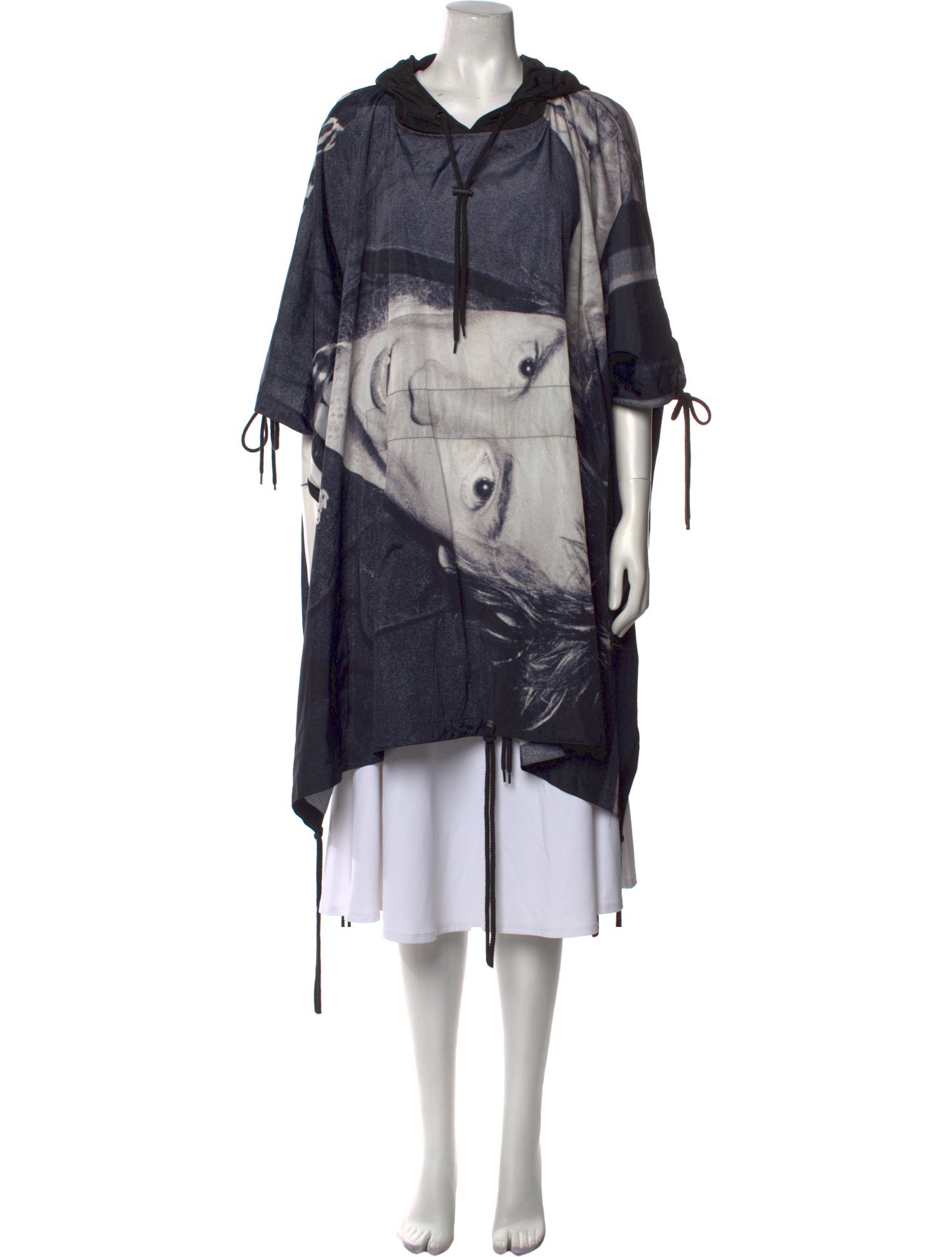 Midnight 00 Graphic Print Trench Coat