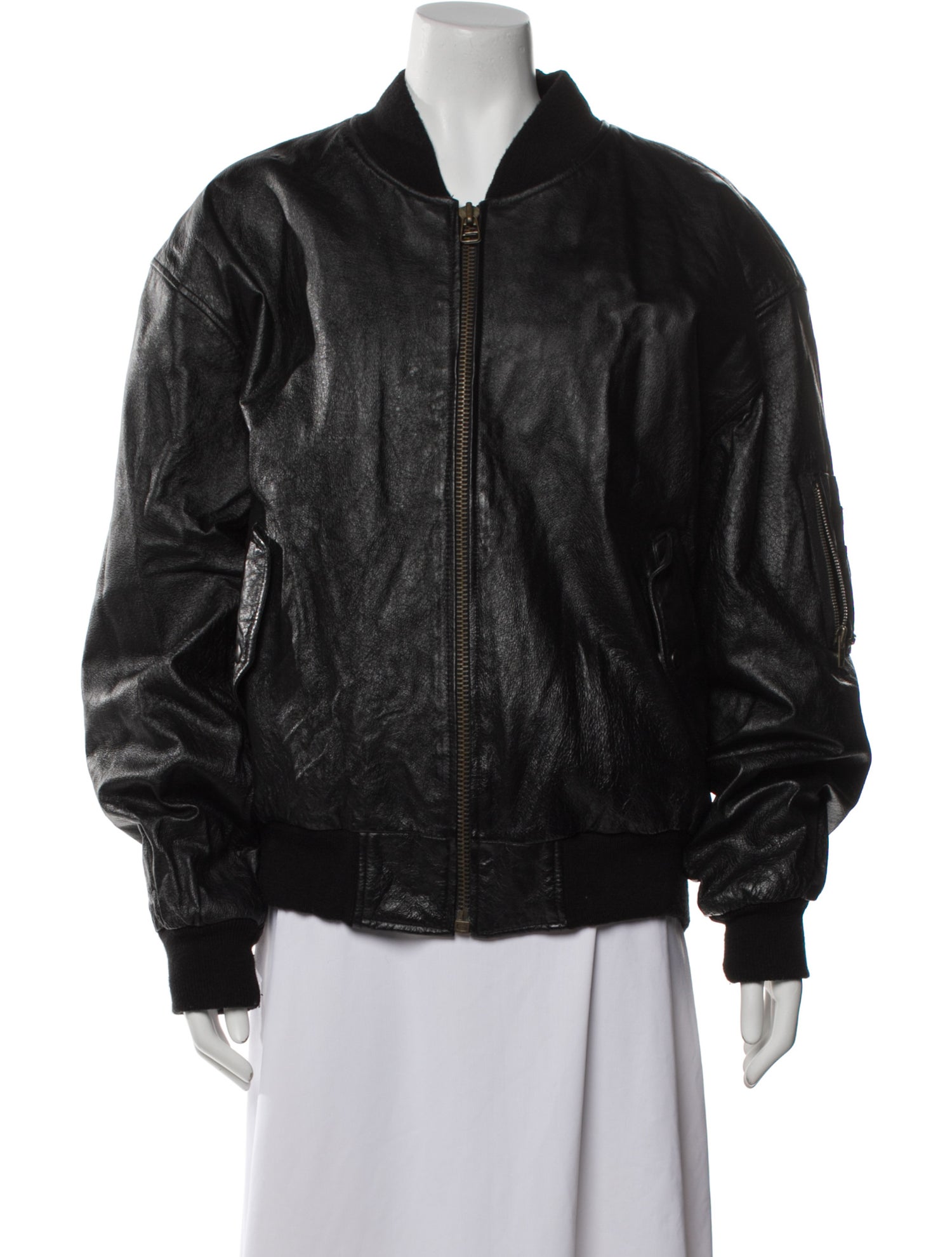 Michael Hoban Wheremi Leather Bomber Jacket