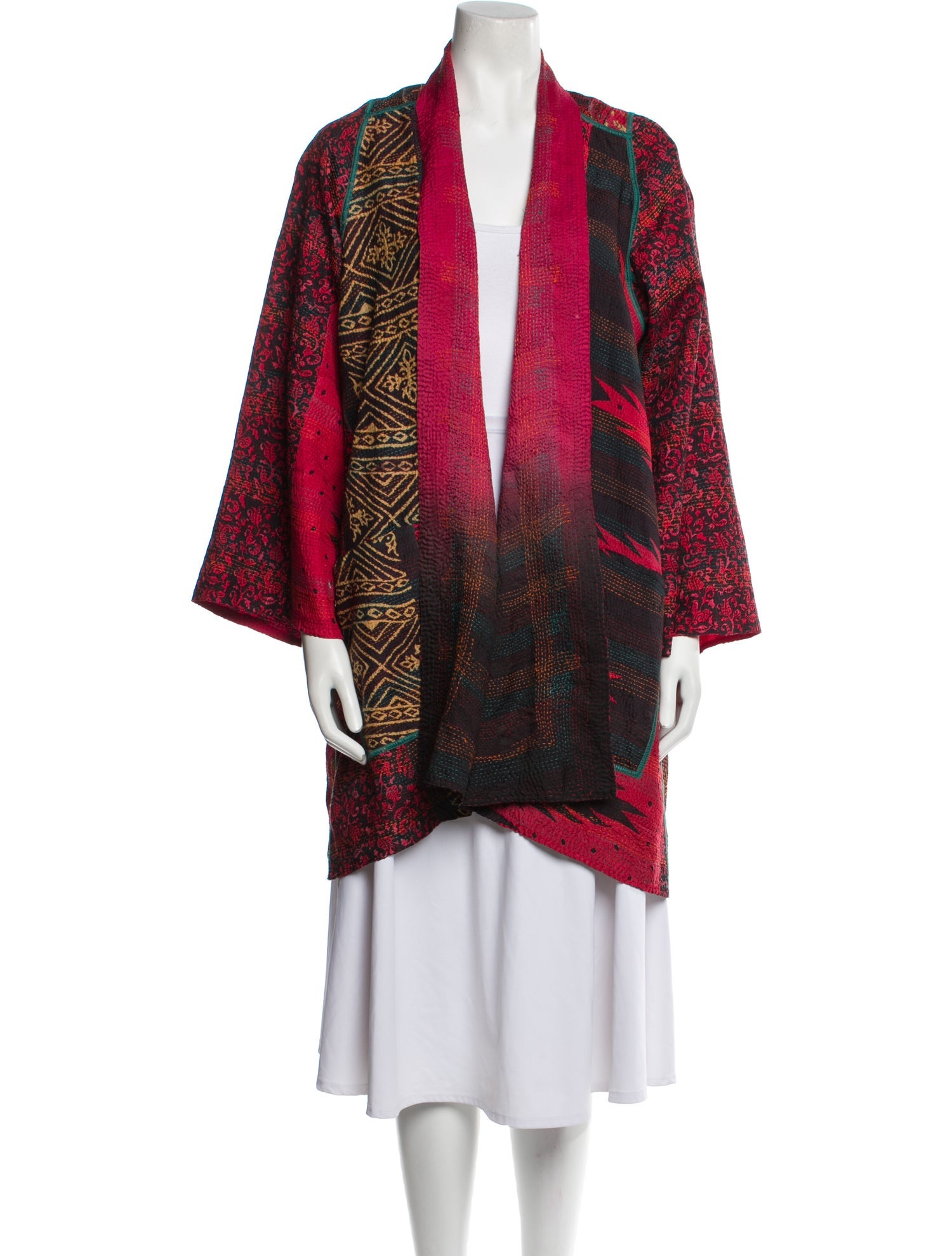 Mieko Mintz Silk Printed Jacket