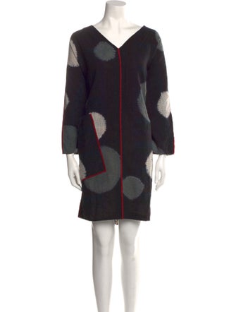 Mieko Mintz Printed Mini Dress