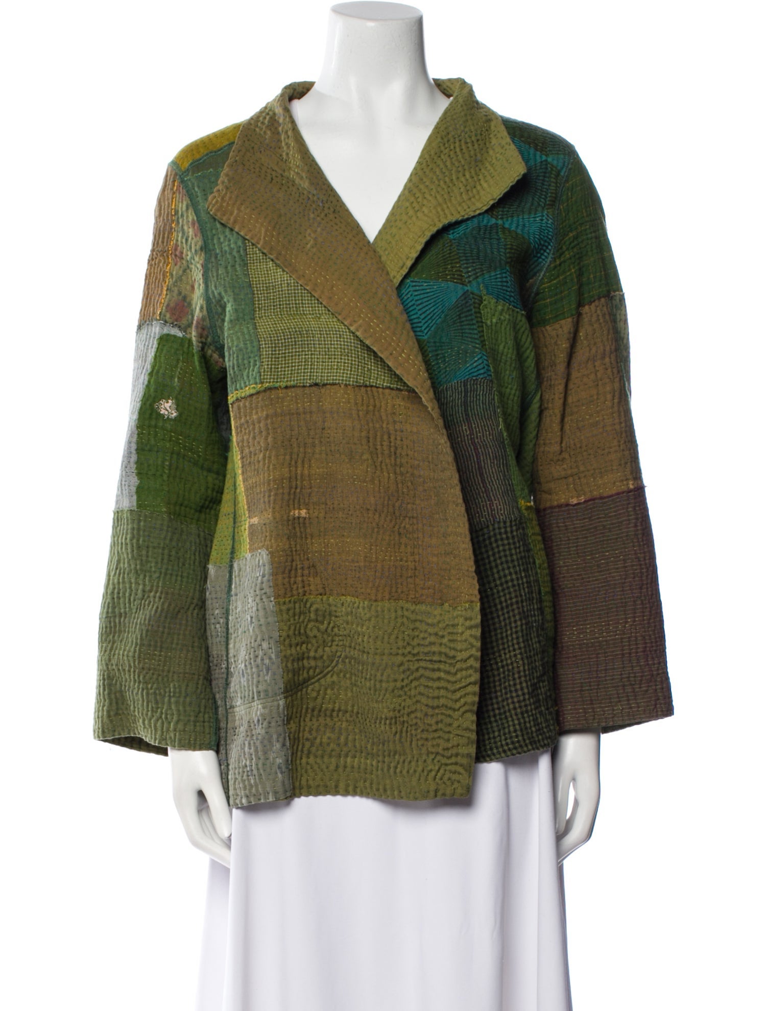 Mieko Mintz Plaid Print Jacket