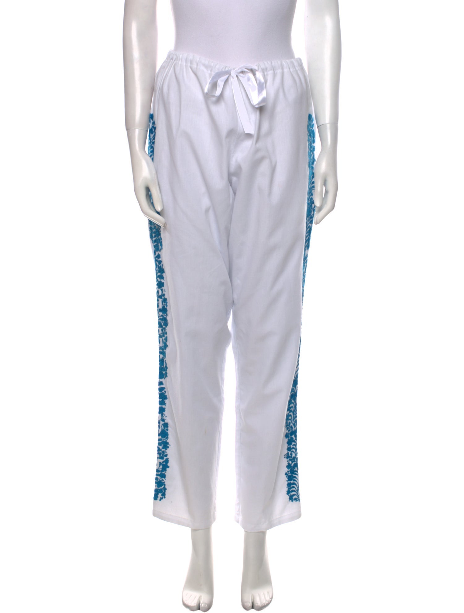 Mi Golondrina Printed Straight Leg Pants