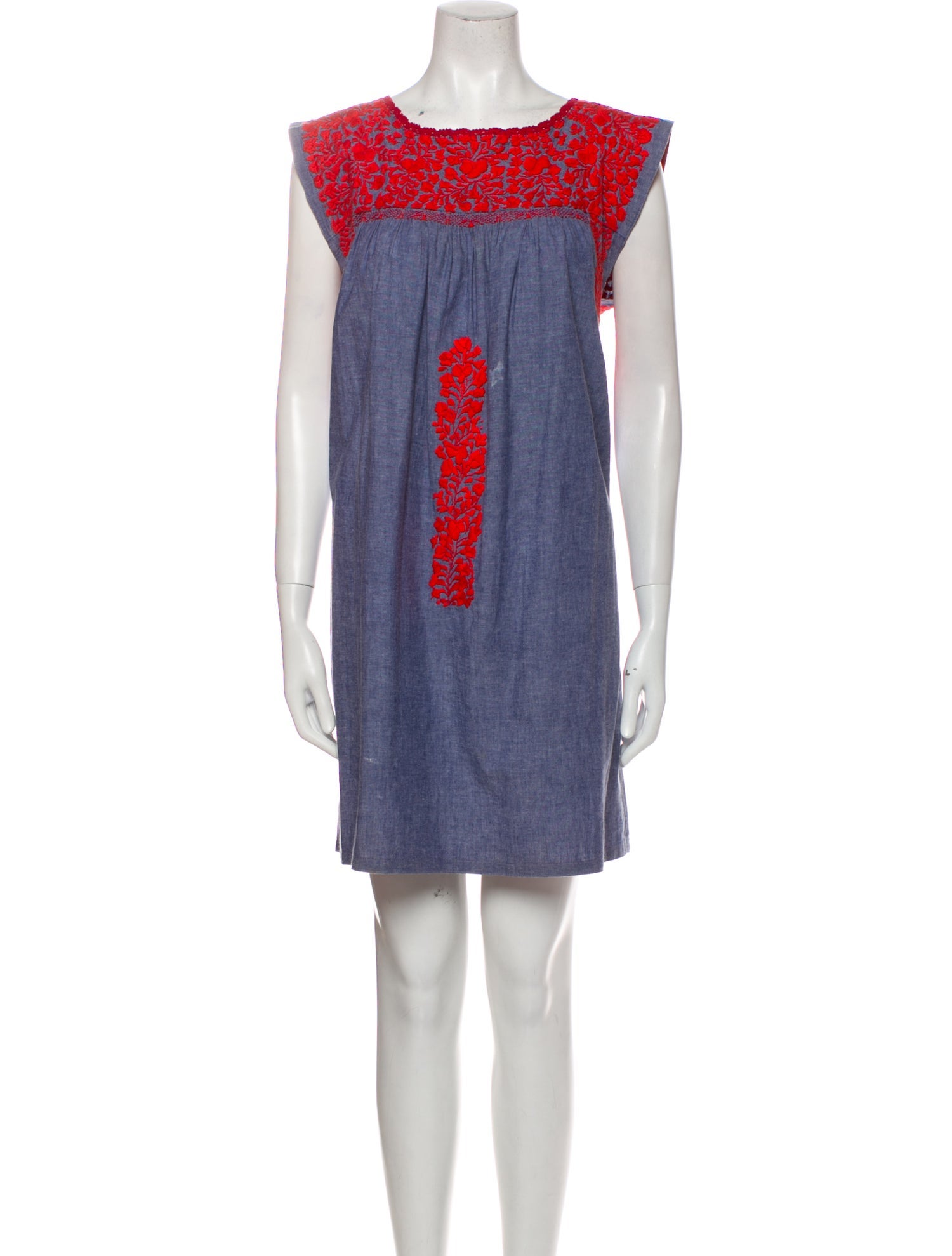 Mi Golondrina Printed Mini Dress