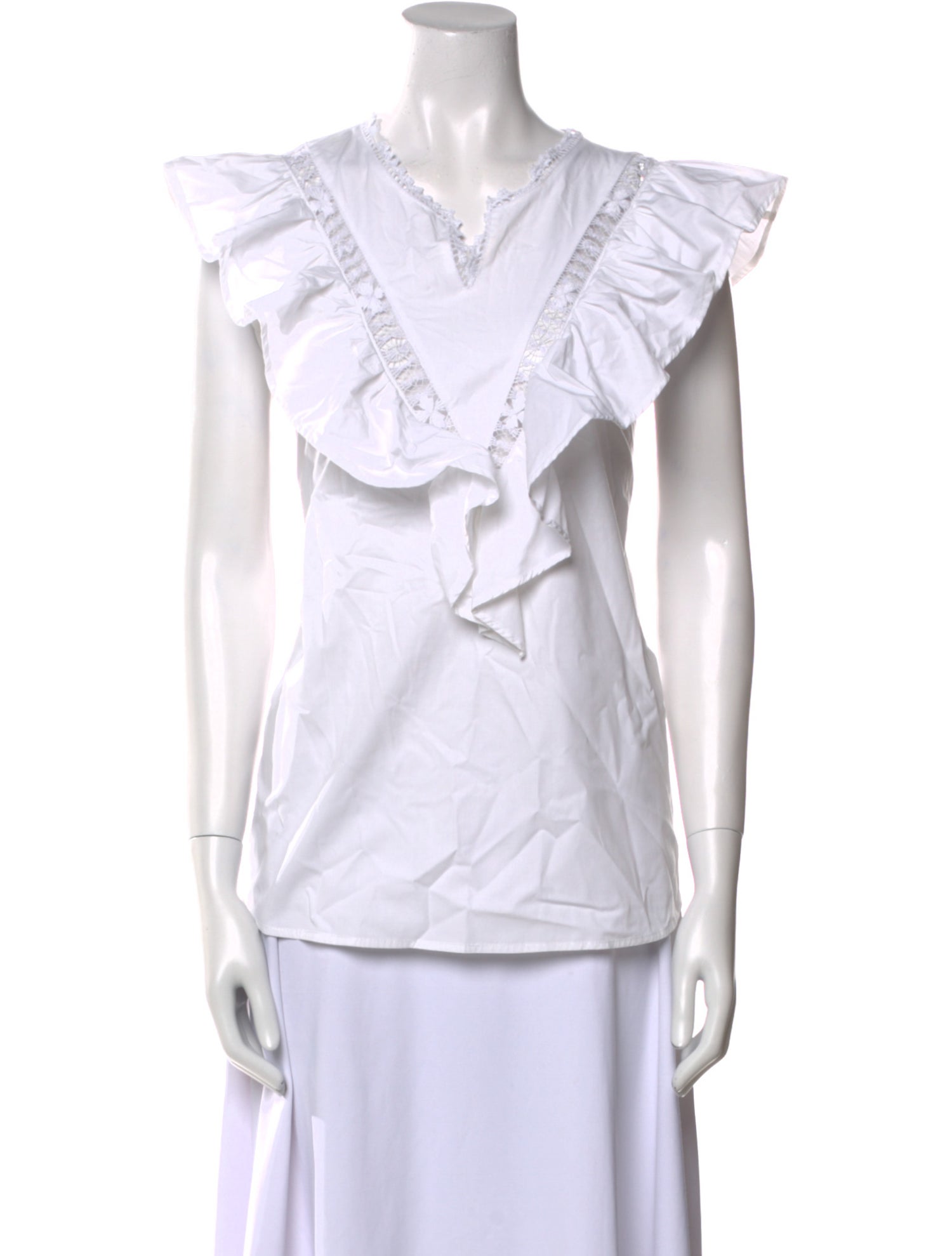 Mi Golondrina V-Neck Short Sleeve Top