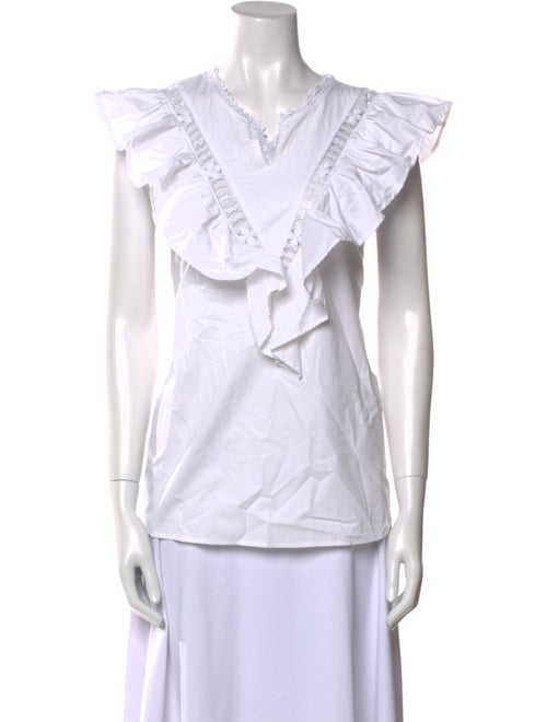 Mi Golondrina V-Neck Short Sleeve Top