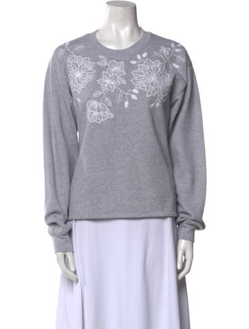 Mi Golondrina Tops Crew Neck Long Sleeve Sweatshirt S