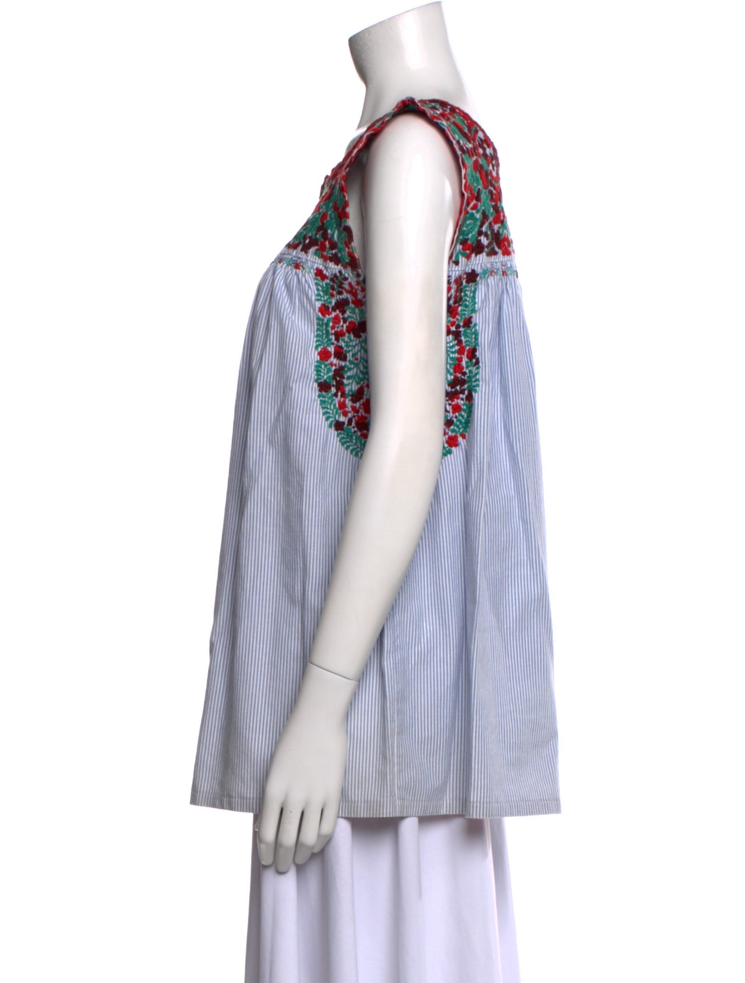 Mi Golondrina Printed Bateau Neckline Tunic