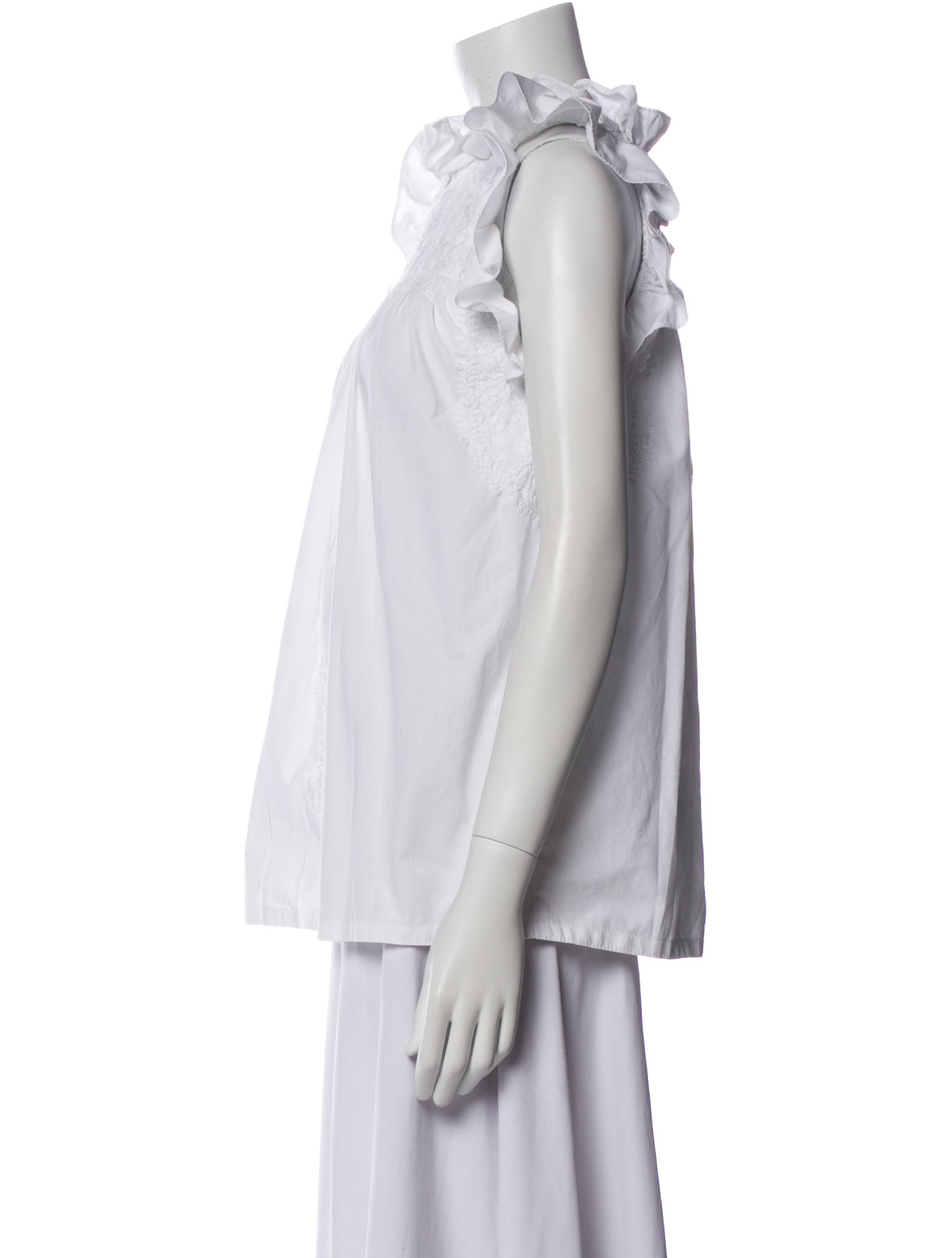 Mi Golondrina Cowl Neck Sleeveless Top