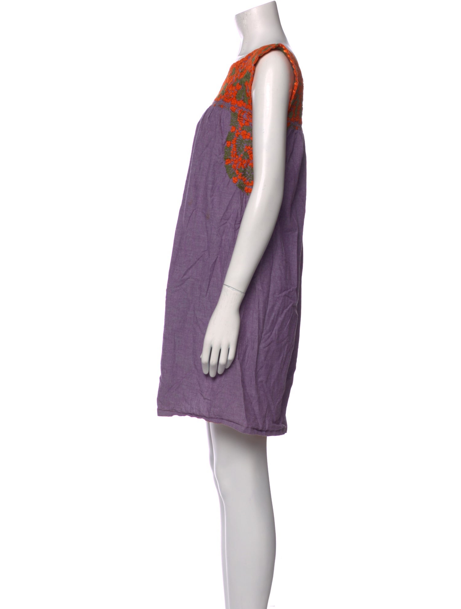 Mi Golondrina Printed Mini Dress