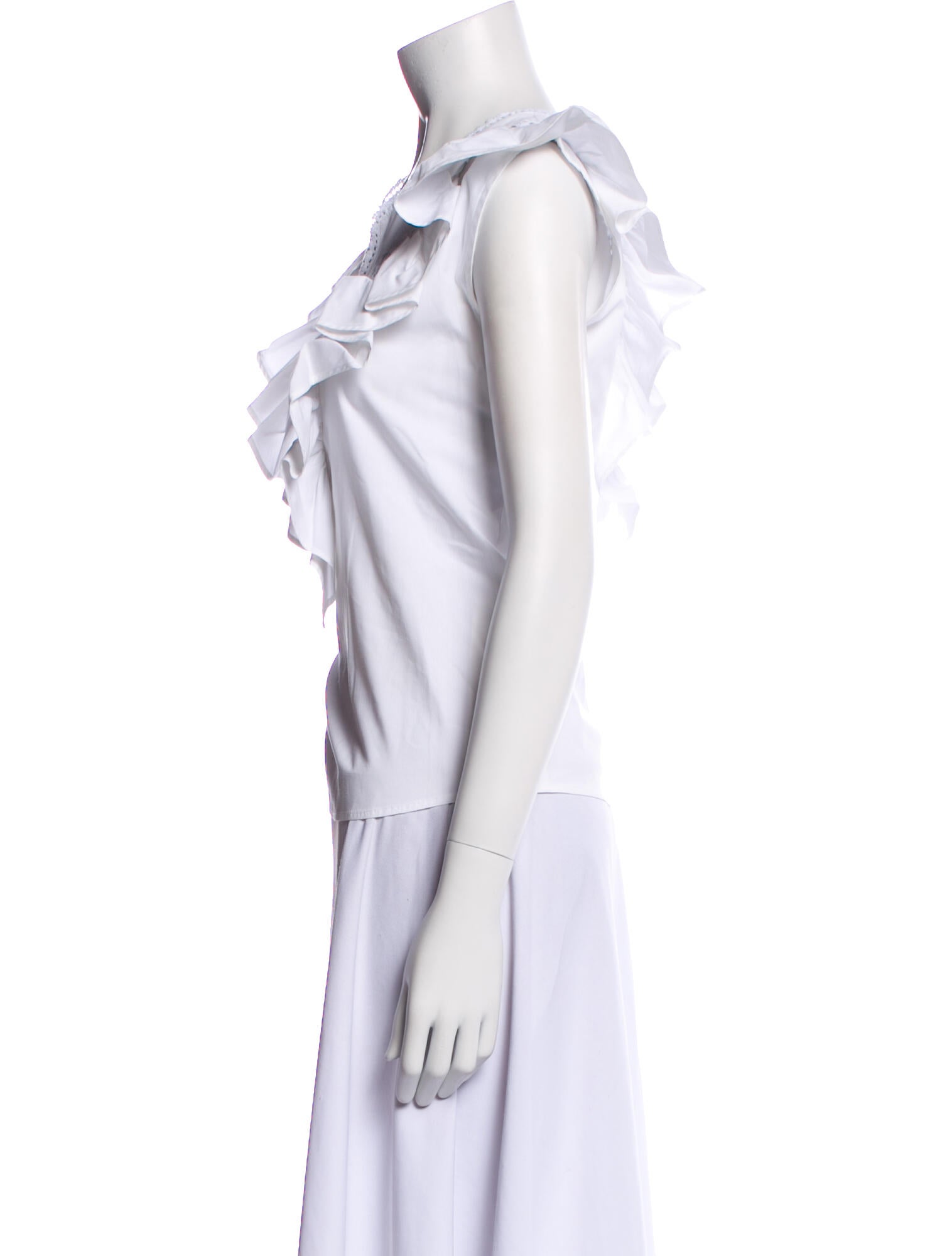 Mi Golondrina V-Neck Sleeveless Top