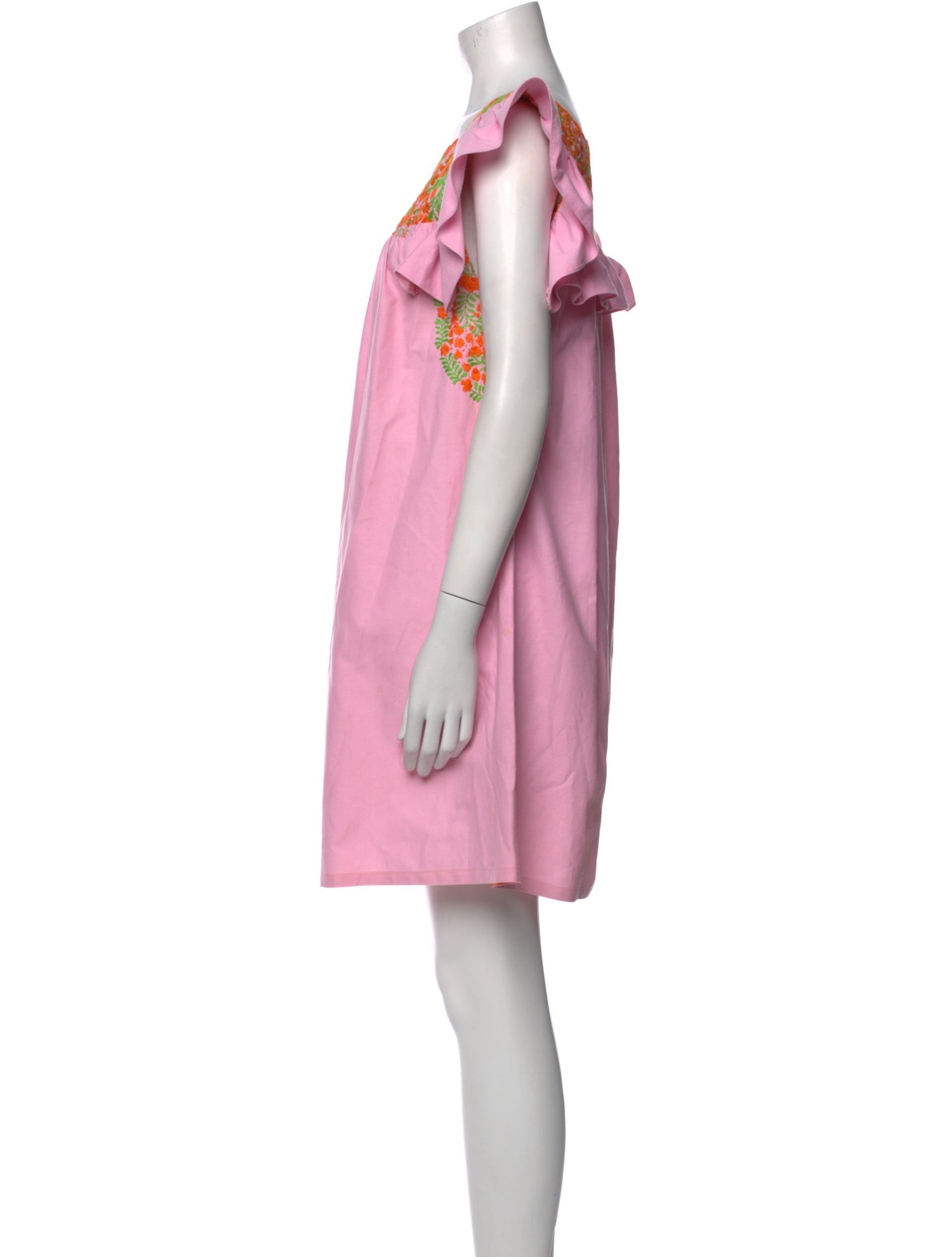 Mi Golondrina Printed Mini Dress