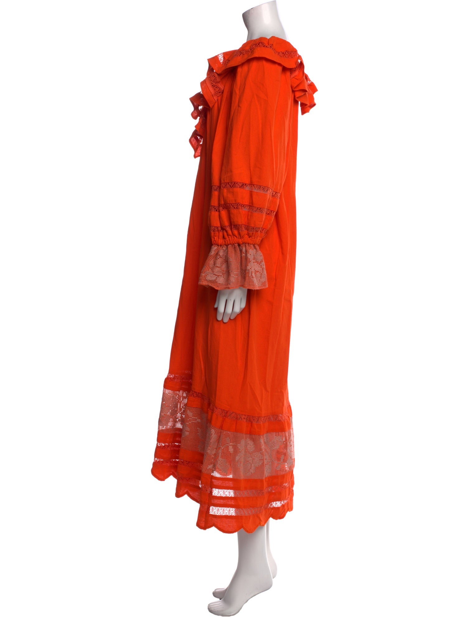 Mi Golondrina Scoop Neck Long Dress