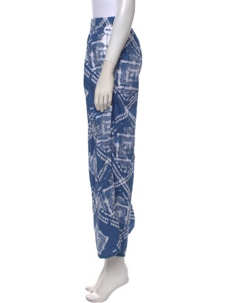 Mi Golondrina Printed Wide Leg Pants
