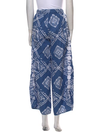 Mi Golondrina Printed Wide Leg Pants