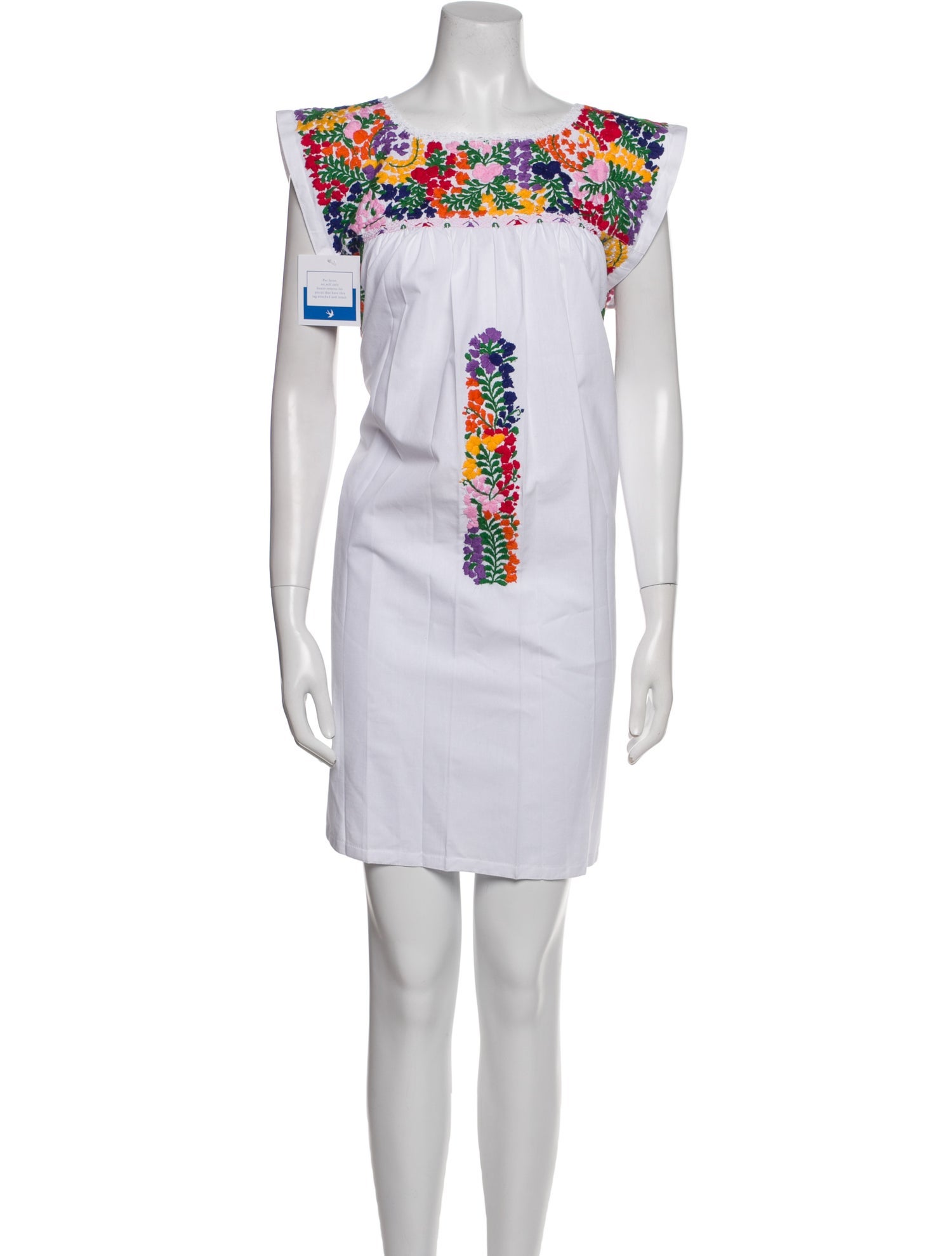 Mi Golondrina Printed Mini Dress w/ Tags