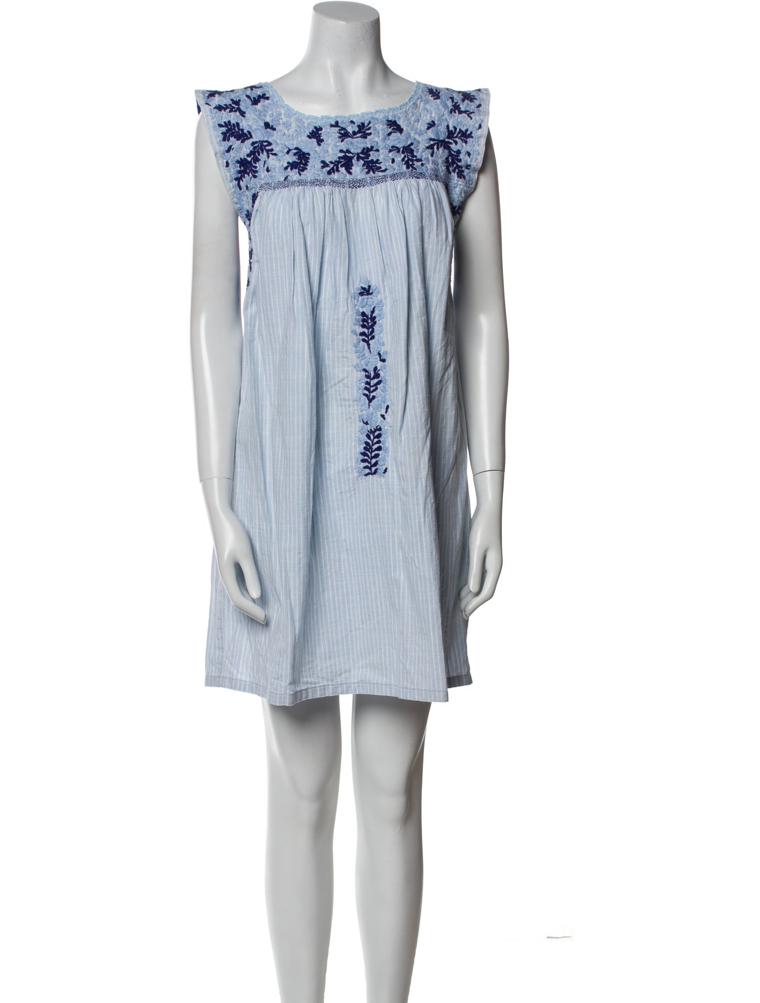 Mi Golondrina Striped Mini Dress