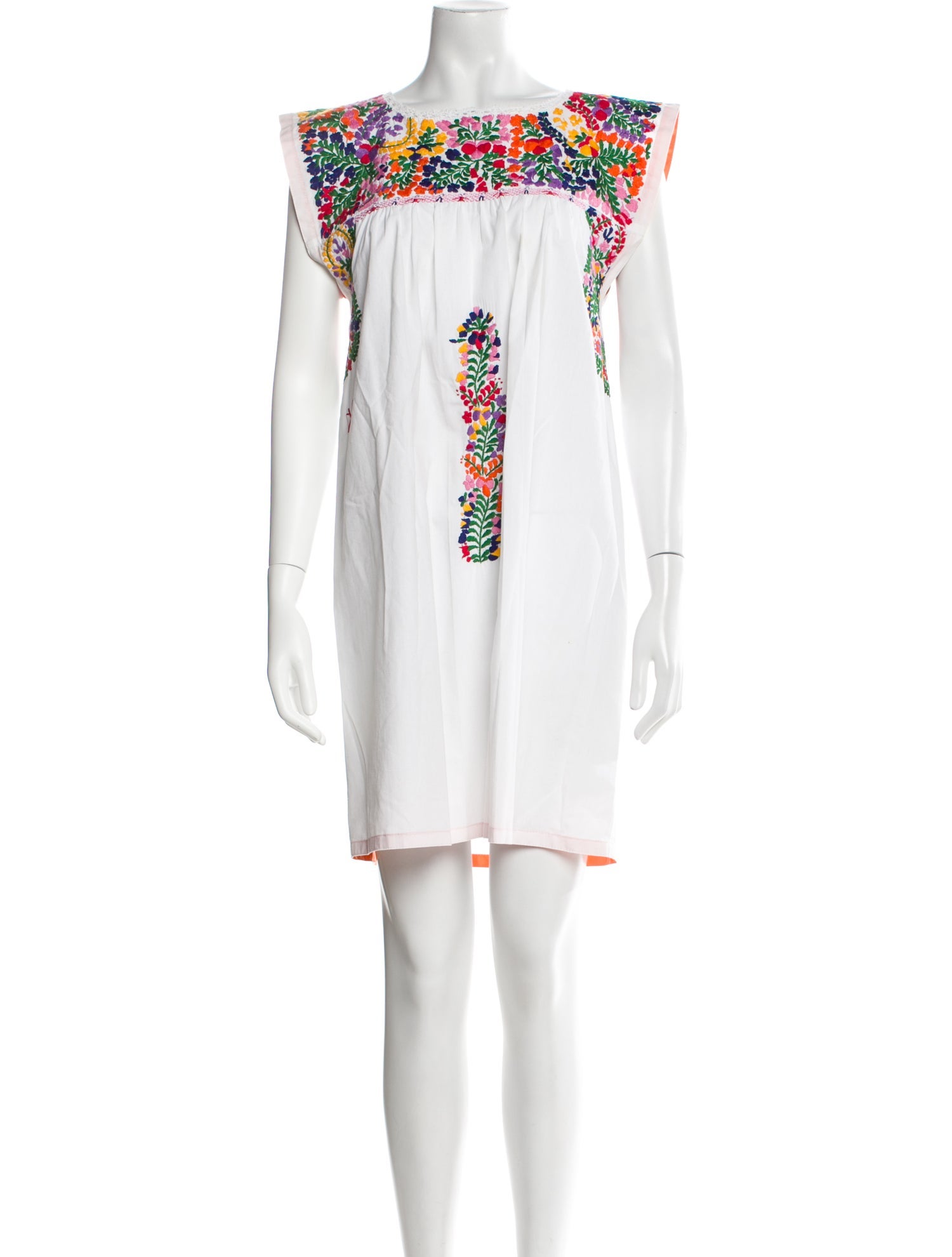 Mi Golondrina Printed Mini Dress