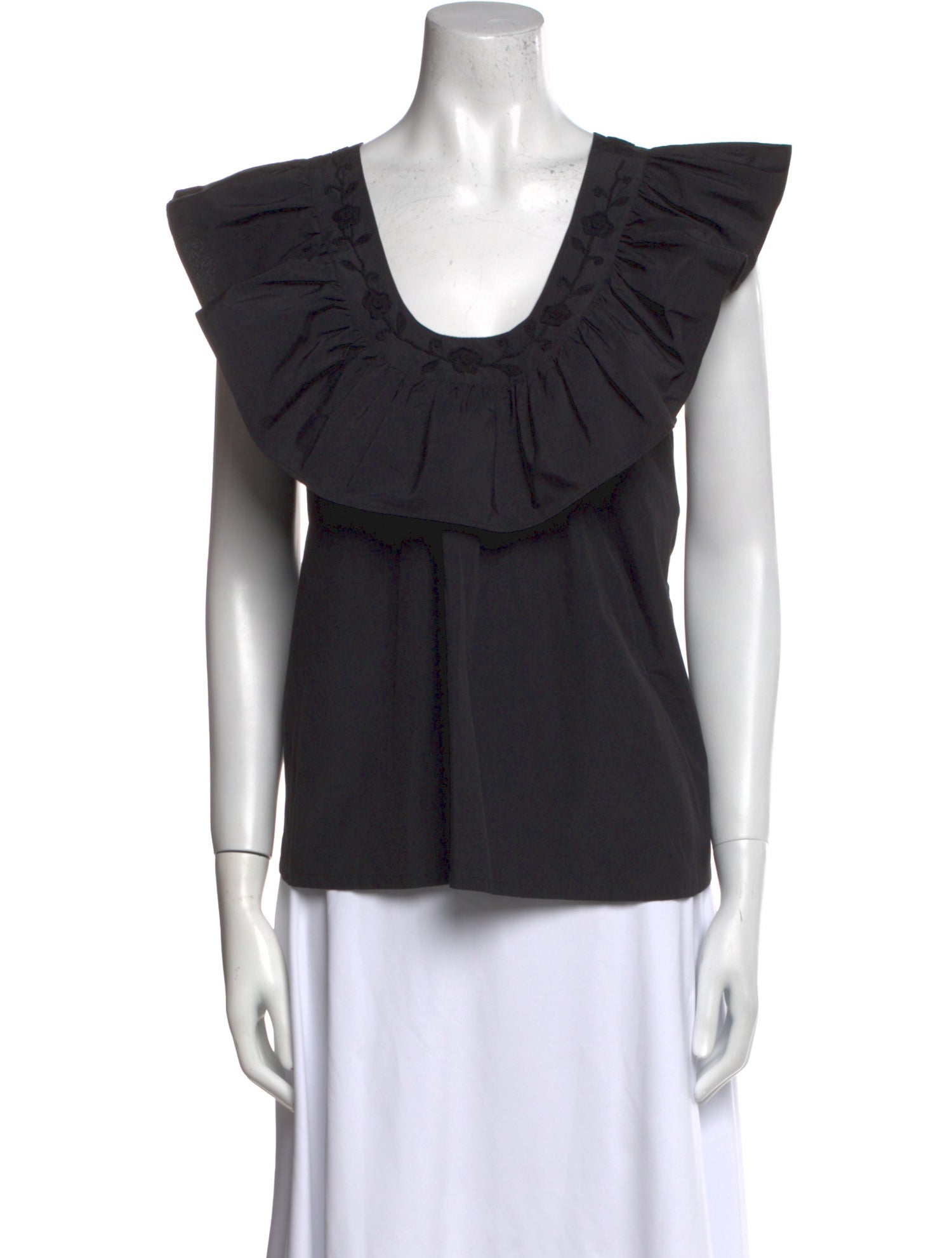 Mi Golondrina Scoop Neck Short Sleeve Top