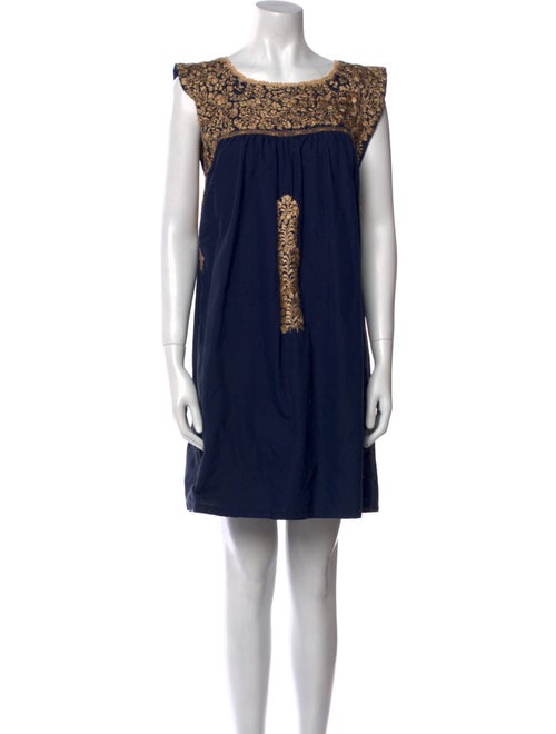 Mi Golondrina Printed Mini Dress