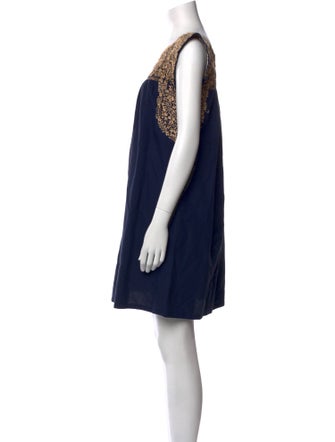 Mi Golondrina Printed Mini Dress