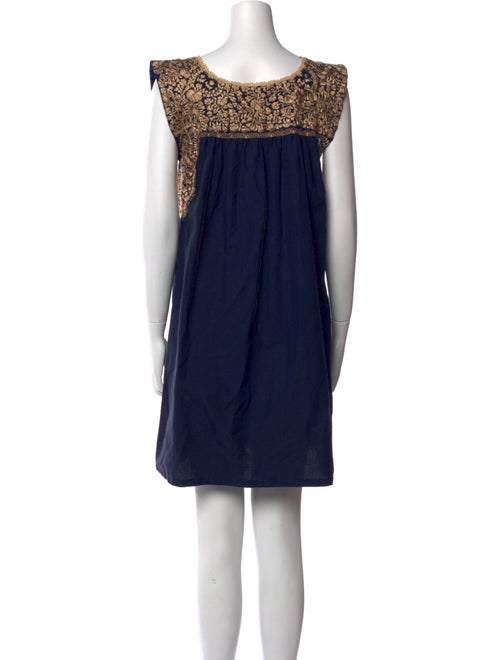 Mi Golondrina Printed Mini Dress